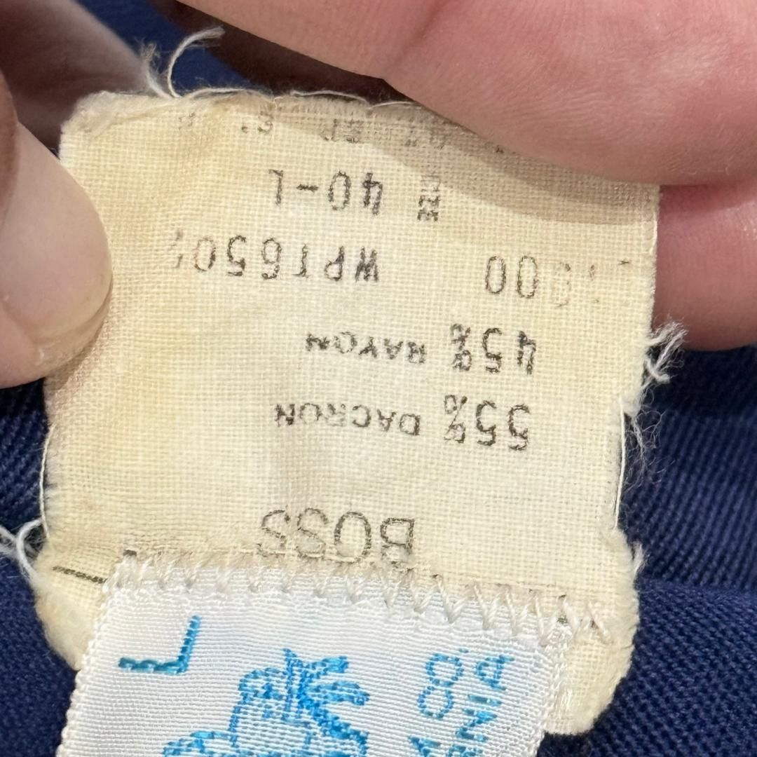 Vintage RARE 🔥 60'S DR BOSS " UNION 76 " WORK JACKET WITH PATCH VTG Size US L / EU 52-54 / 3 - 5 Thumbnail