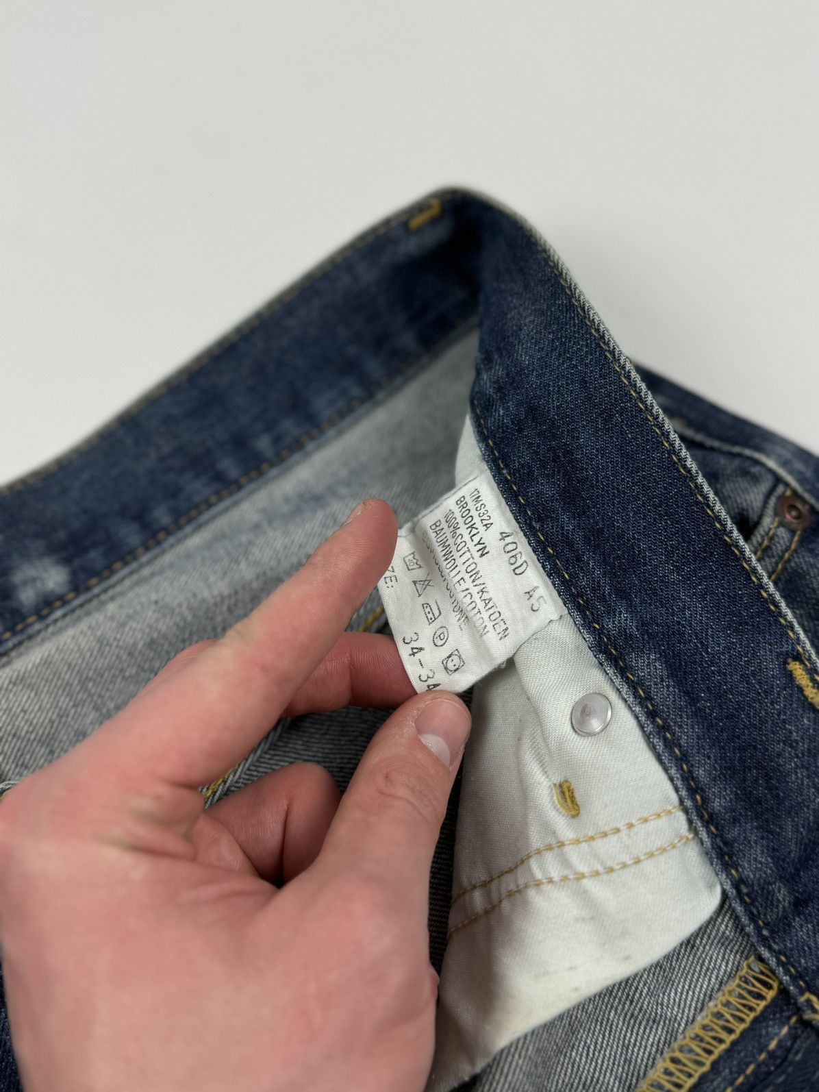 Lee 1990’s Vintage Faded Lee Brooklyn Jeans Pants Size US 34 / EU 50 - 11 Thumbnail