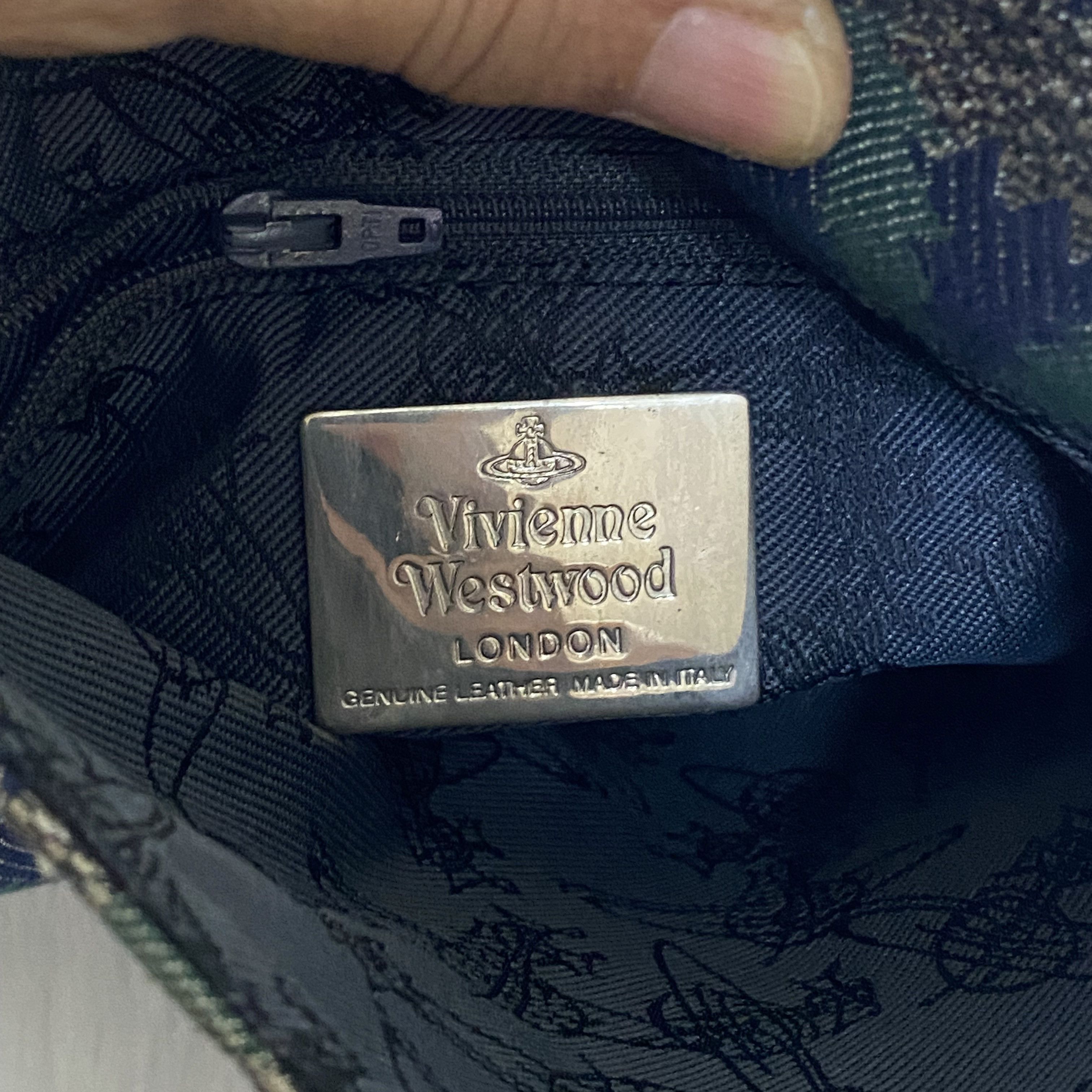 Vintage × Vivienne Westwood Vivienne Westwood Blue Green Safari Crossbody Bag Size ONE SIZE - 12 Thumbnail