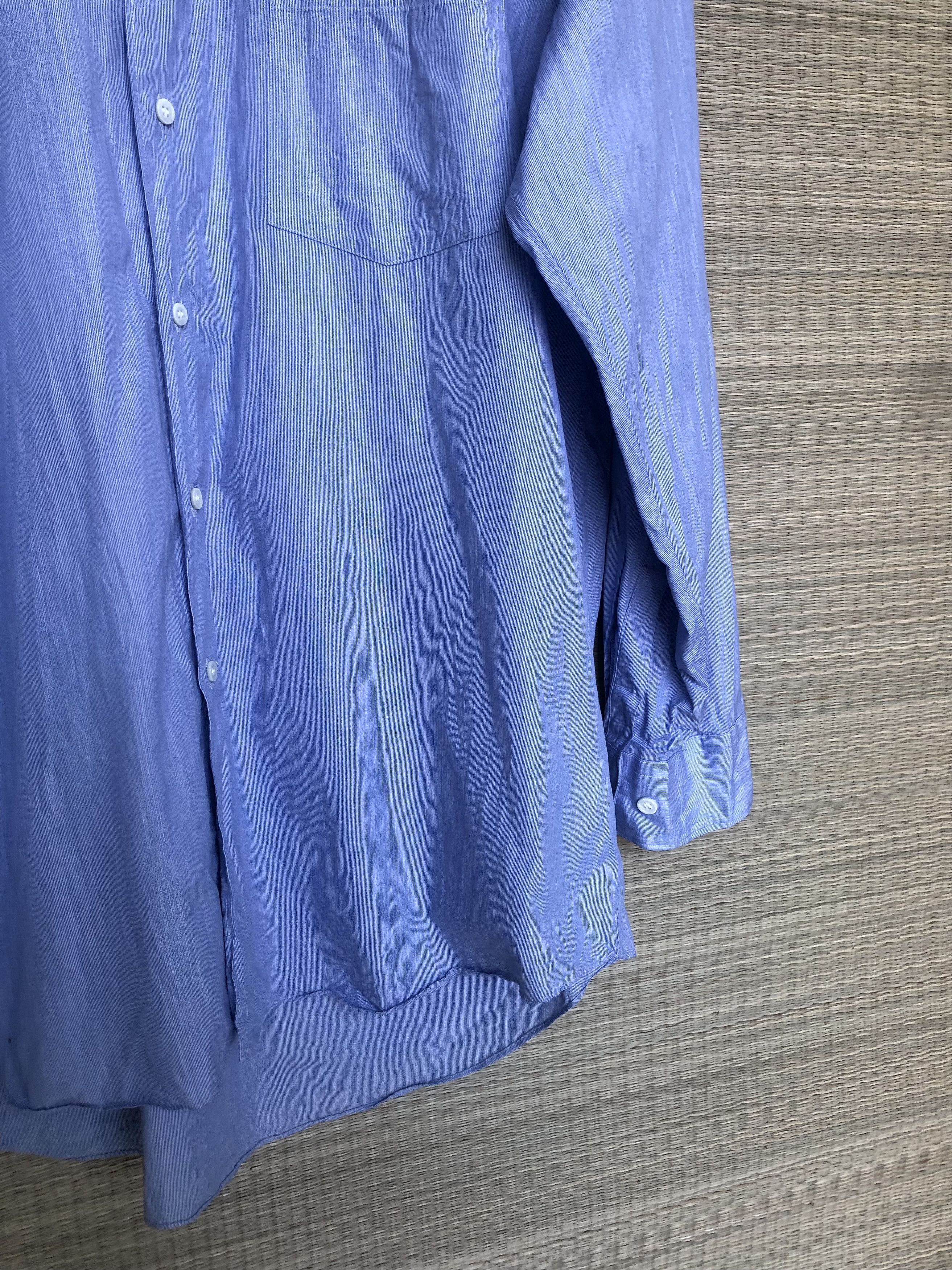 Comme des Garcons Homme Deux Blue stripes shirt Size US L / EU 52-54 / 3 - 4 Thumbnail