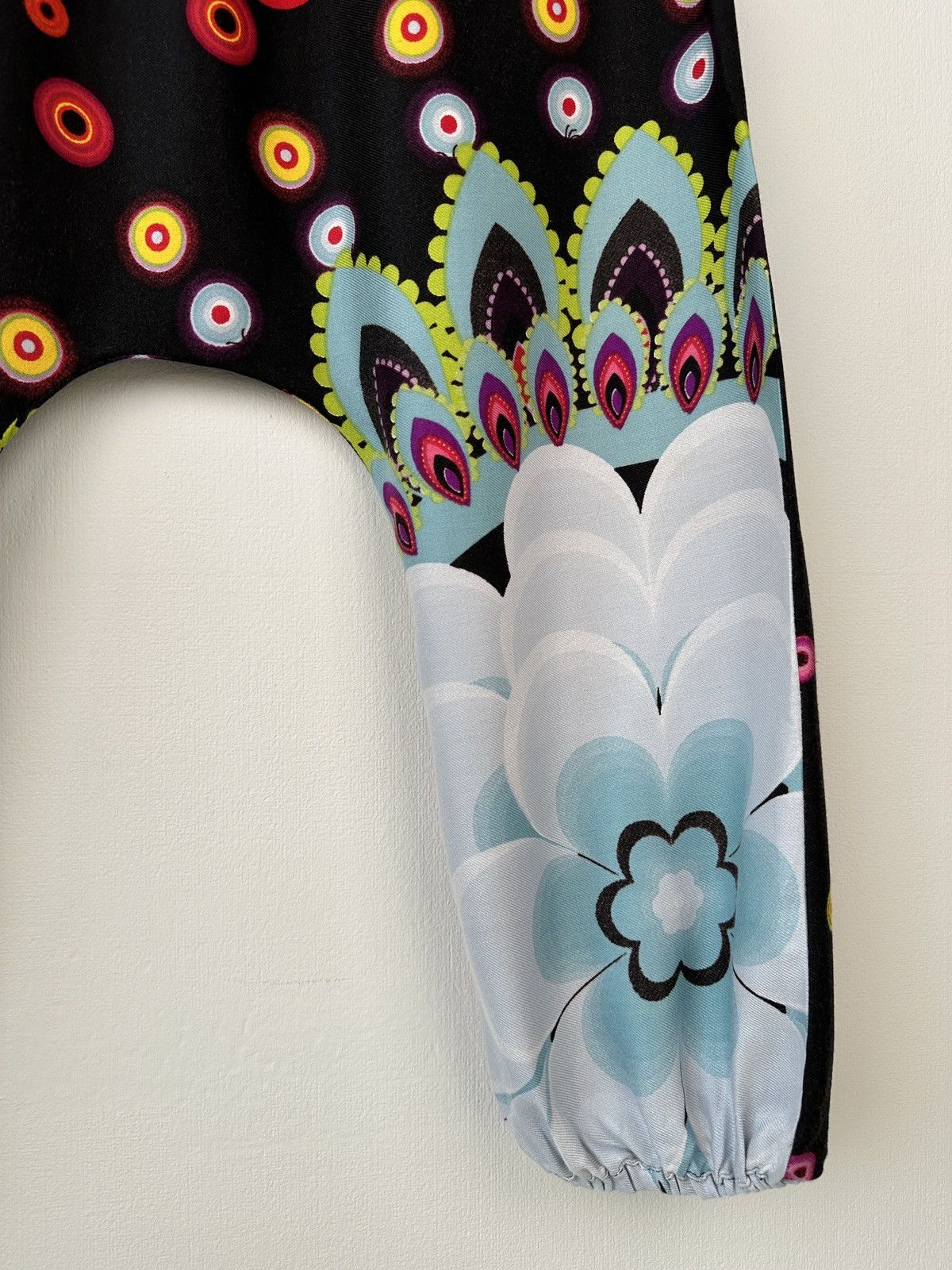 Desigual DESIGUAL Japanese Harem Drop Crotch Multicolor Pants Size 28" / US 6 / IT 42 - 6 Thumbnail