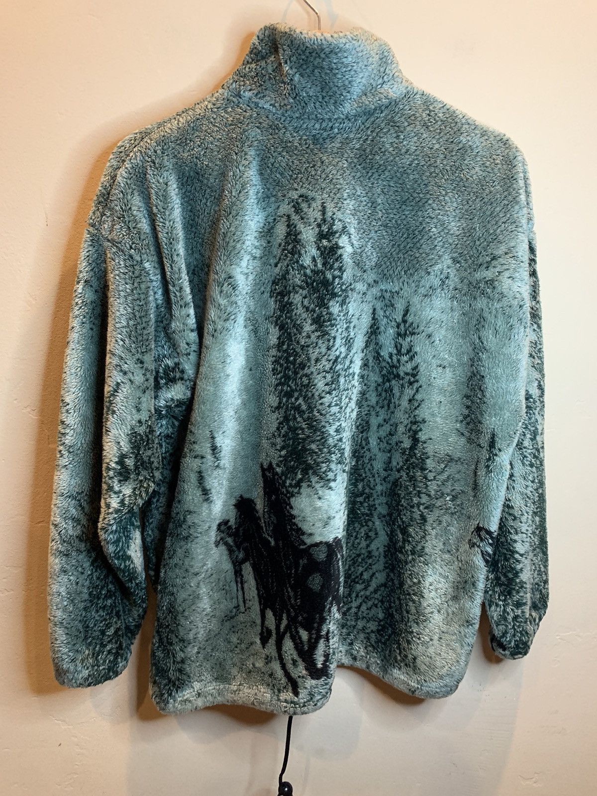 Vintage RARE Vintage Horses Nature Trail AOP Fleece USA-Made Jacket Size US L / EU 52-54 / 3 - 2 Thumbnail