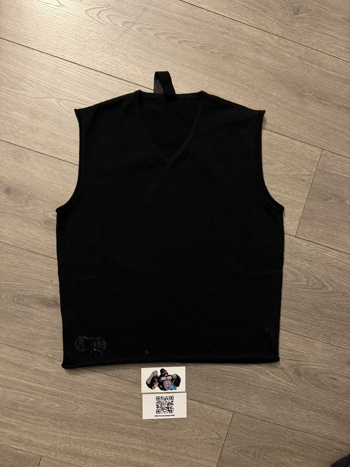 Chrome Hearts Chrome Hearts Rhinestone Cashmere Dagger Vest Tank Top Size US M / EU 48-50 / 2 - 3 Thumbnail