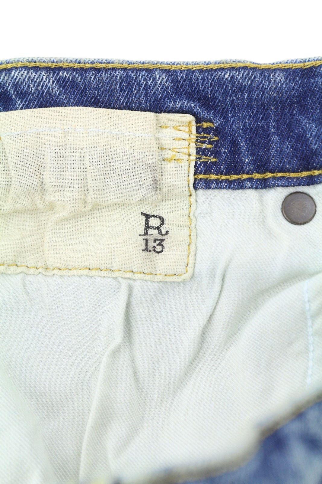 R13 JANE 28 Kelly Stretch Flared Blue PF25 Jeans 87209 Size 28" / US 6 / IT 42 - 12 Thumbnail