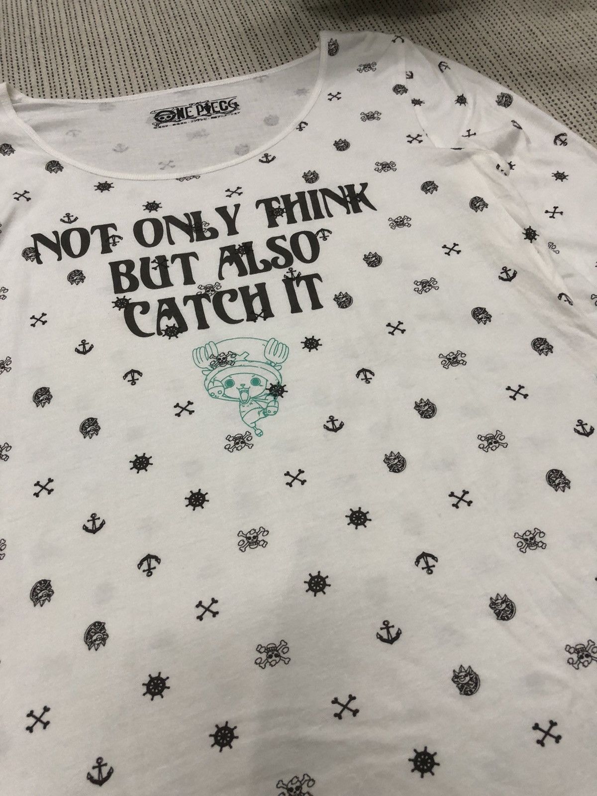 If Six Was Nine × Japanese Brand Anime - FullPrint OnePiece Skull Logo Size US L / EU 52-54 / 3 - 8 Thumbnail