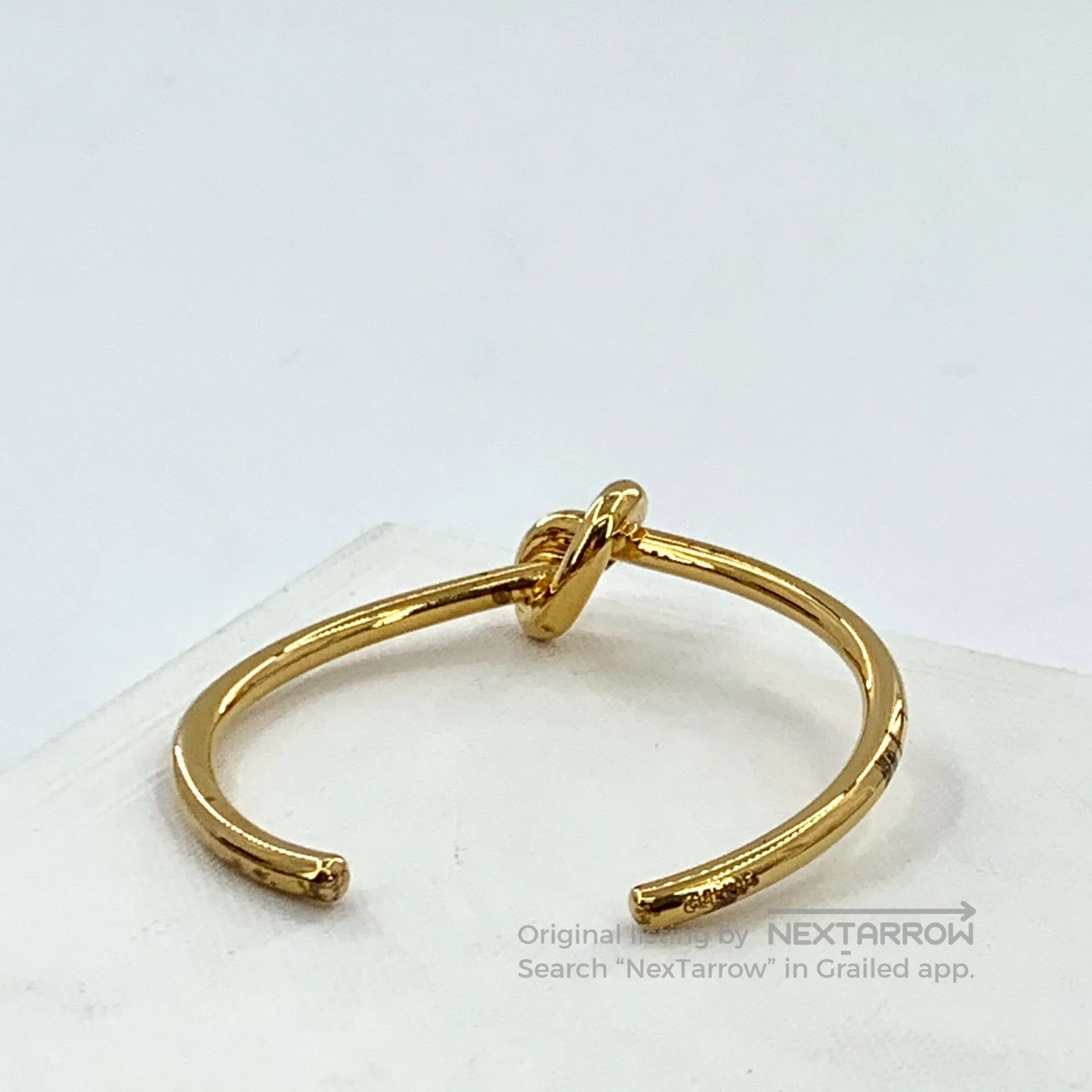 Celine CELINE Gold Open-Ended Knot Bracelet| Size ONE SIZE - 4 Thumbnail