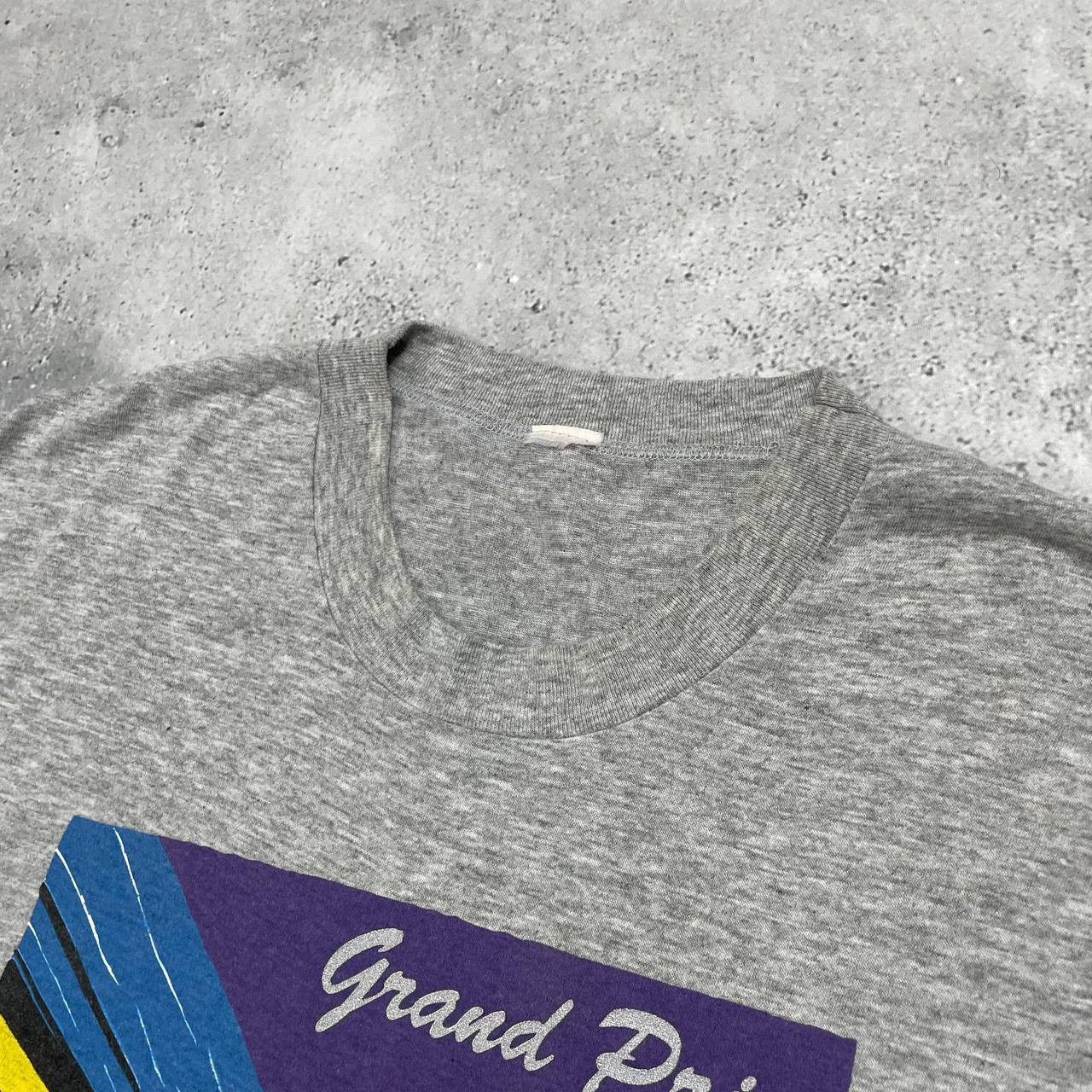 Vintage Vintage 1993 Grand Prix Sega Racing T Shirt Gray Size XL Size US XL / EU 56 / 4 - 7 Thumbnail