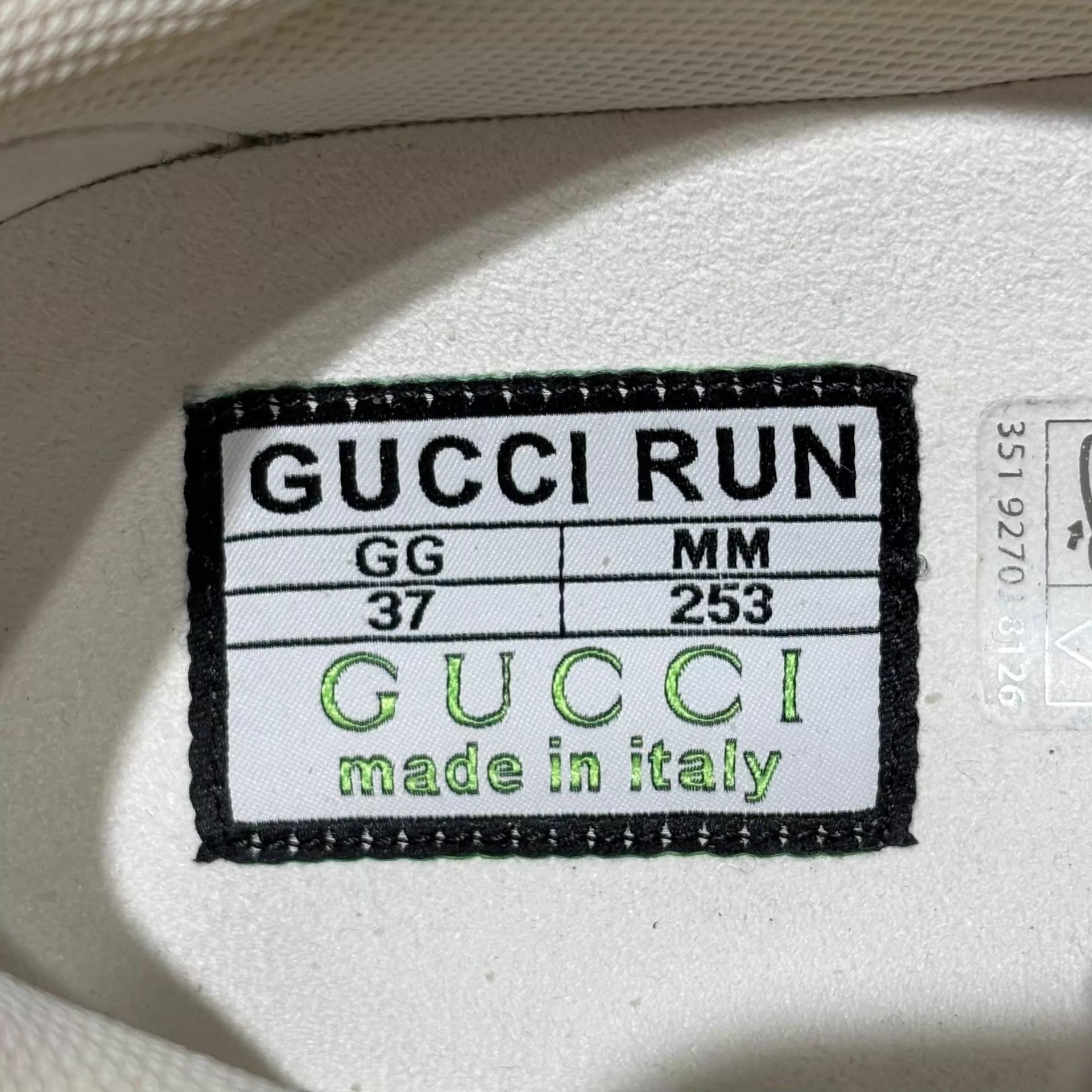 Gucci Gucci women's white sneakers 37 Size US 6 / IT 36 - 8 Thumbnail