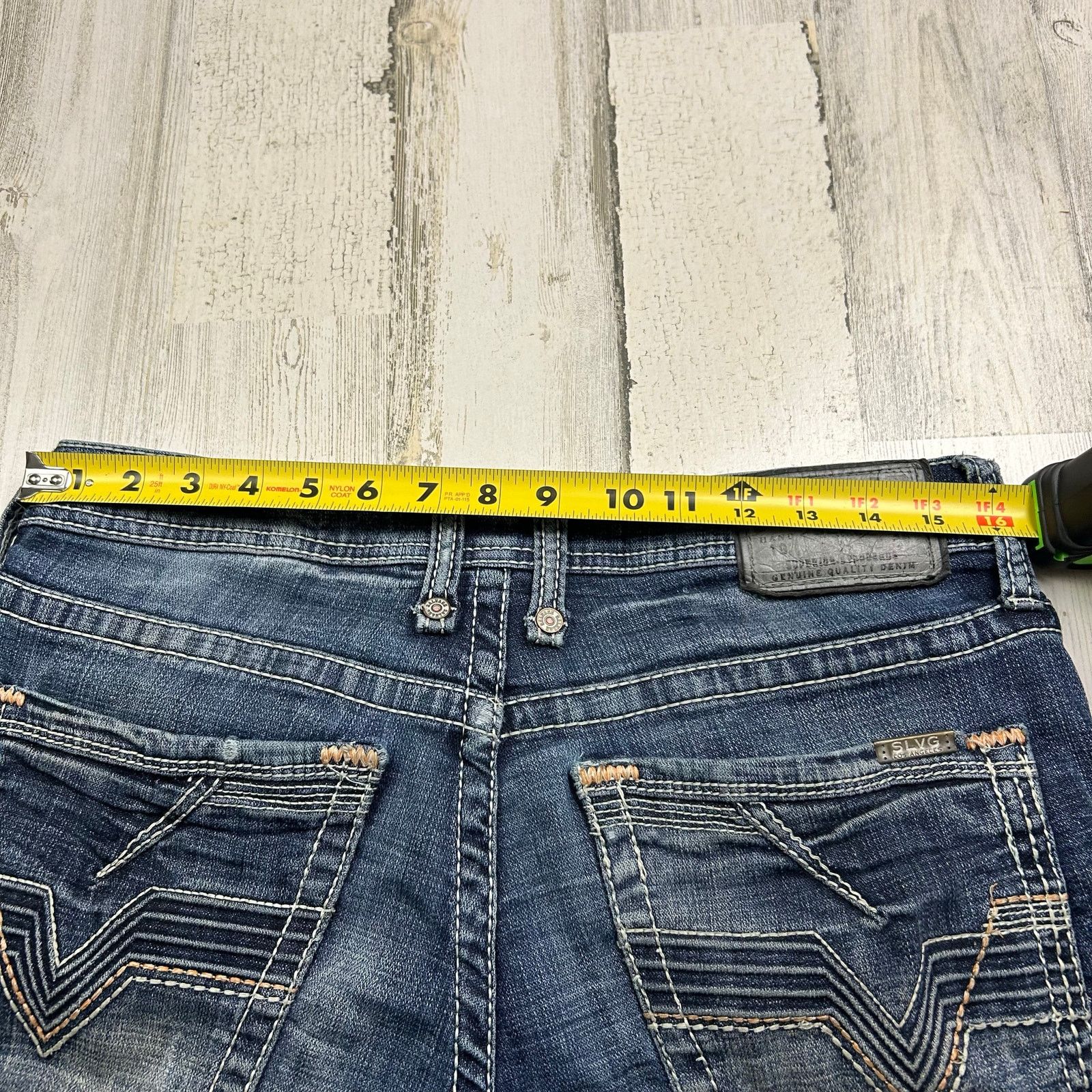 Salvage Salvage Distressed Mayhem Straight Denim Jeans Size US 32 / EU 48 - 12 Thumbnail