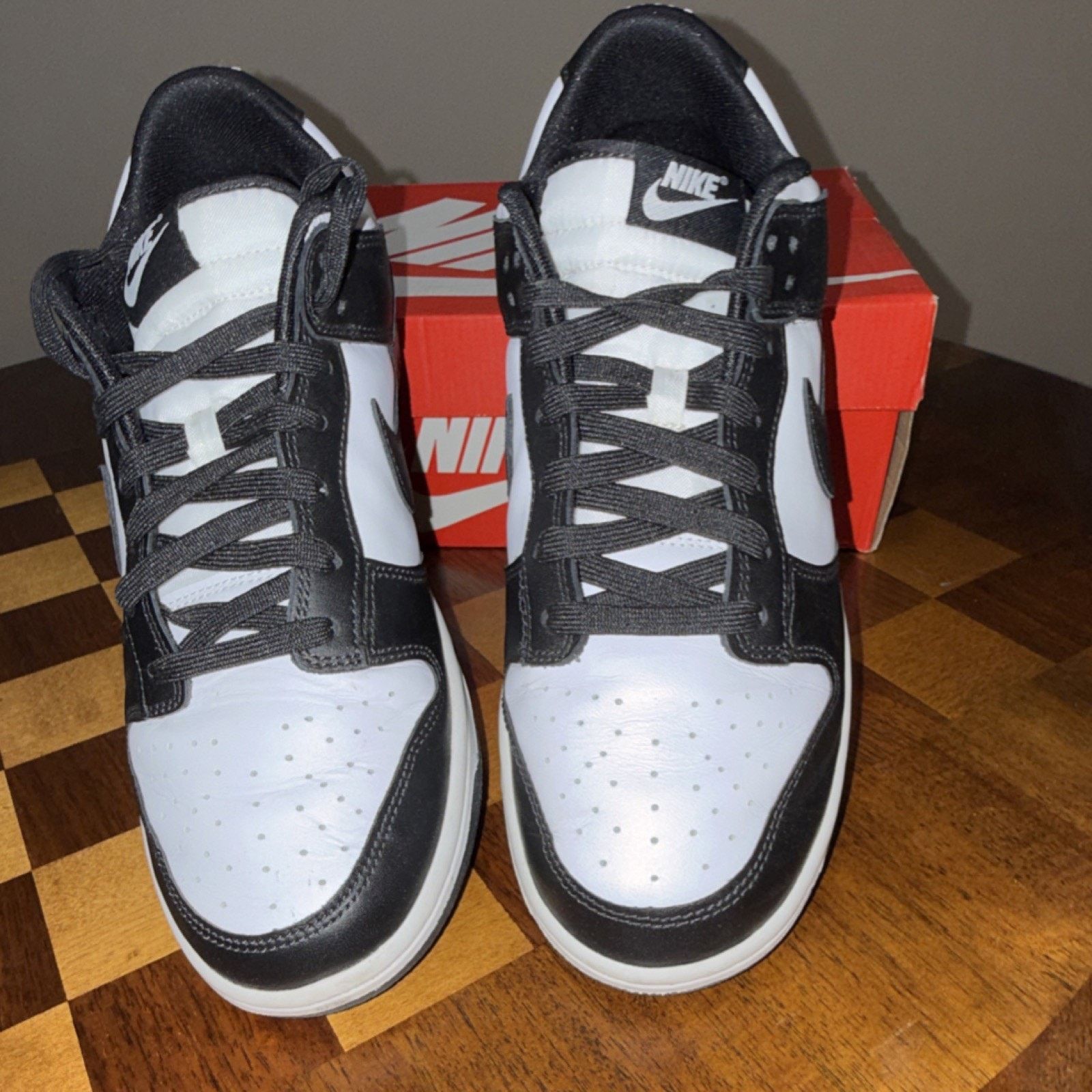 Nike Nike Dunk Low Retro PANDA White Black DD1391-100 Men' 11.5 Size US 11.5 / EU 44-45 - 3 Thumbnail