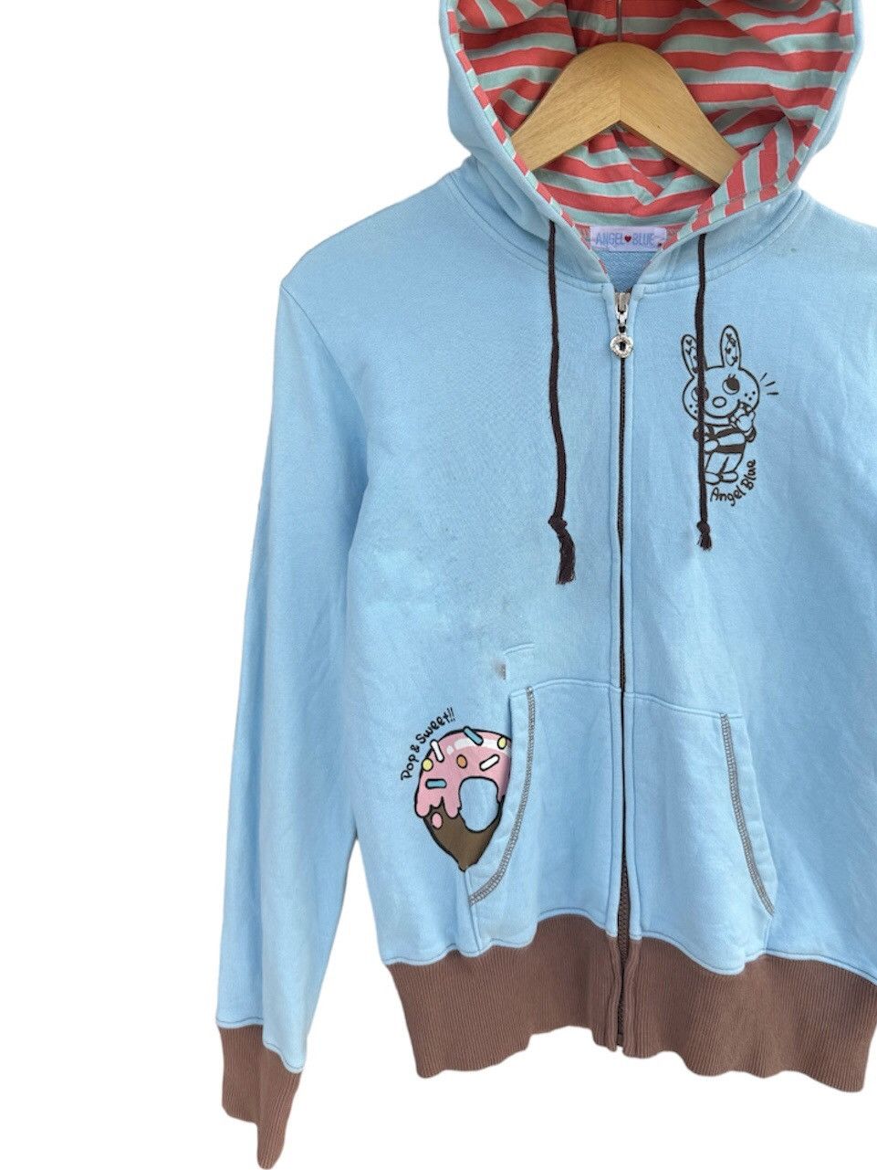 Angel Blue 2000s Angel Blue Hoodie Y2K Style Size M / US 6-8 / IT 42-44 - 2 Thumbnail