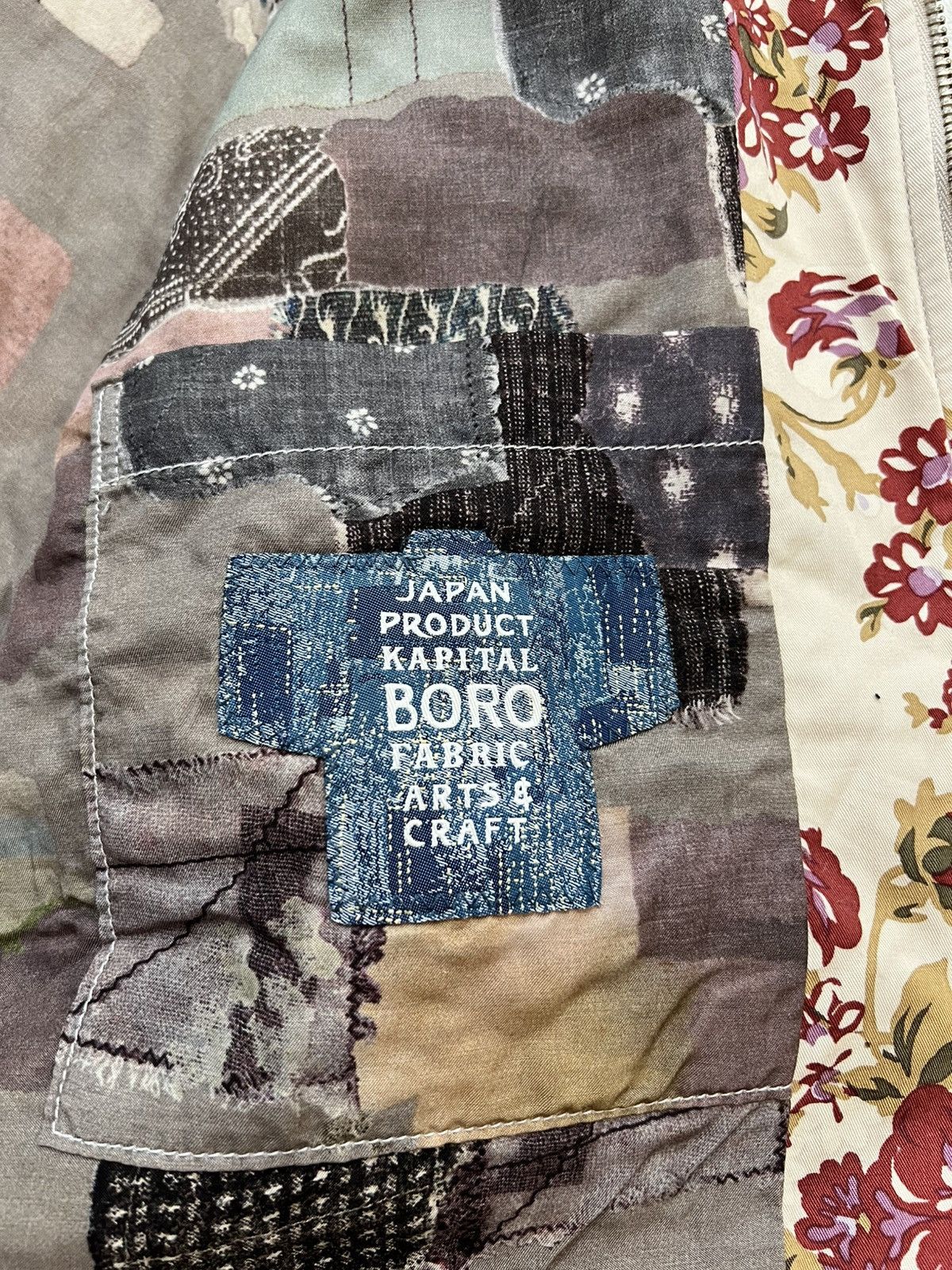 Kapital Kapital Champetre Boro Zip Up Blouson (Virgin Mary) Size US M / EU 48-50 / 2 - 16 Thumbnail
