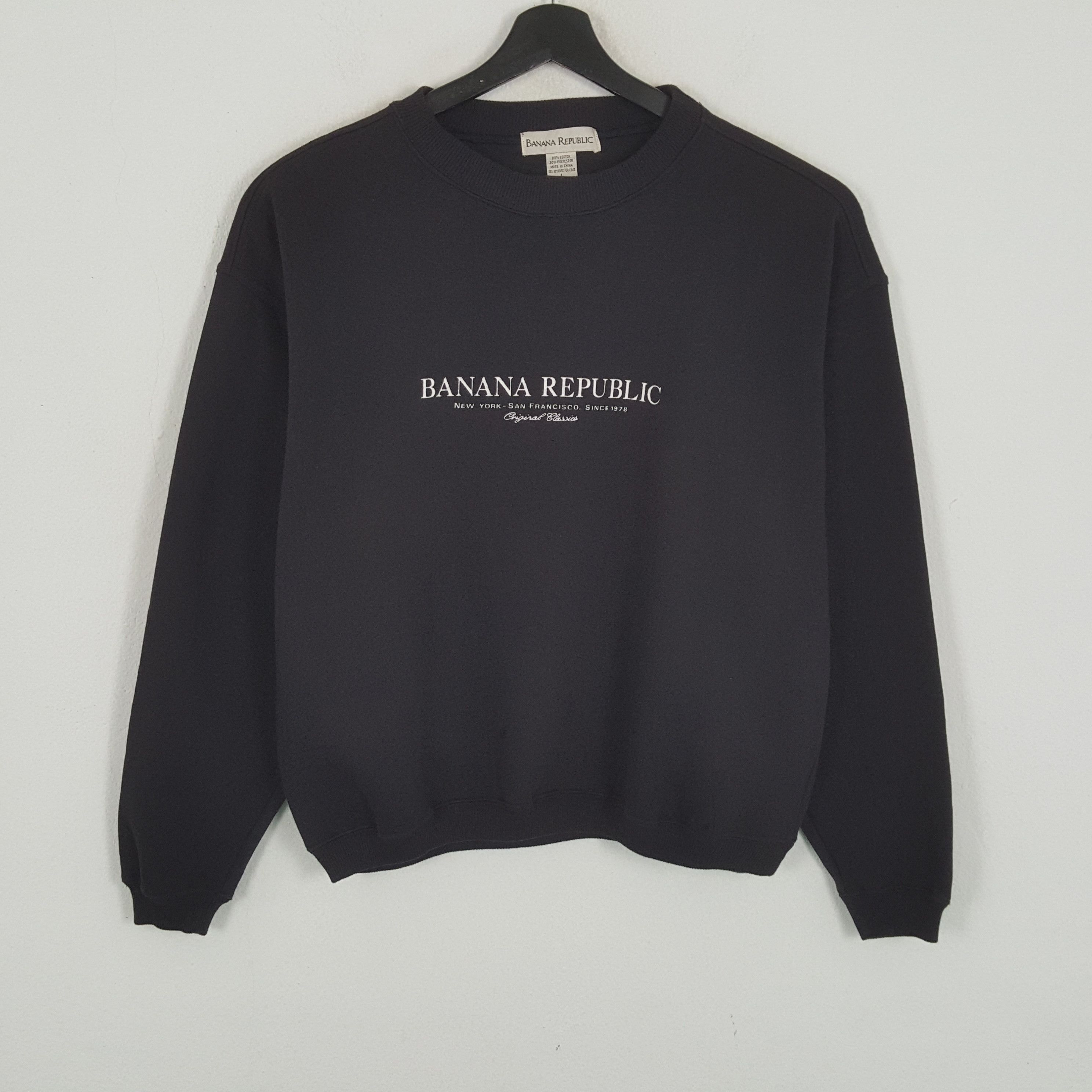 Banana Republic × Vintage BANANA REPUBLIC Streetwear Style Sweatshirt Size US XL / EU 56 / 4 - 1 Thumbnail