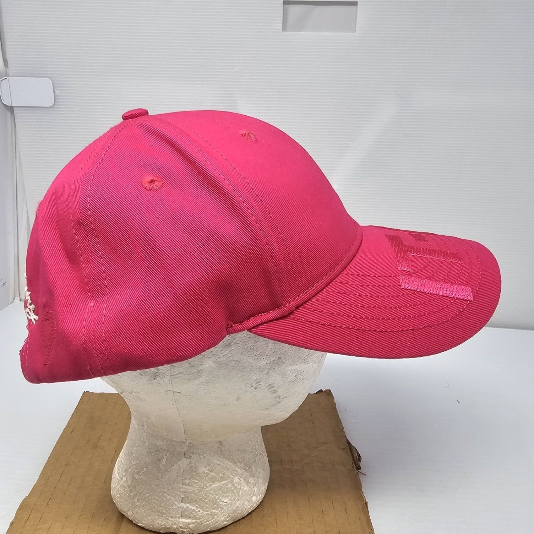 Pinko 9dcc Iteration 3 Baseball Cap Pink Adjustable Unisex Adults 100% Cotton Streetwear Auto Racing GMoney Strapback NWOT RARE Cap Size ONE SIZE - 4 Thumbnail