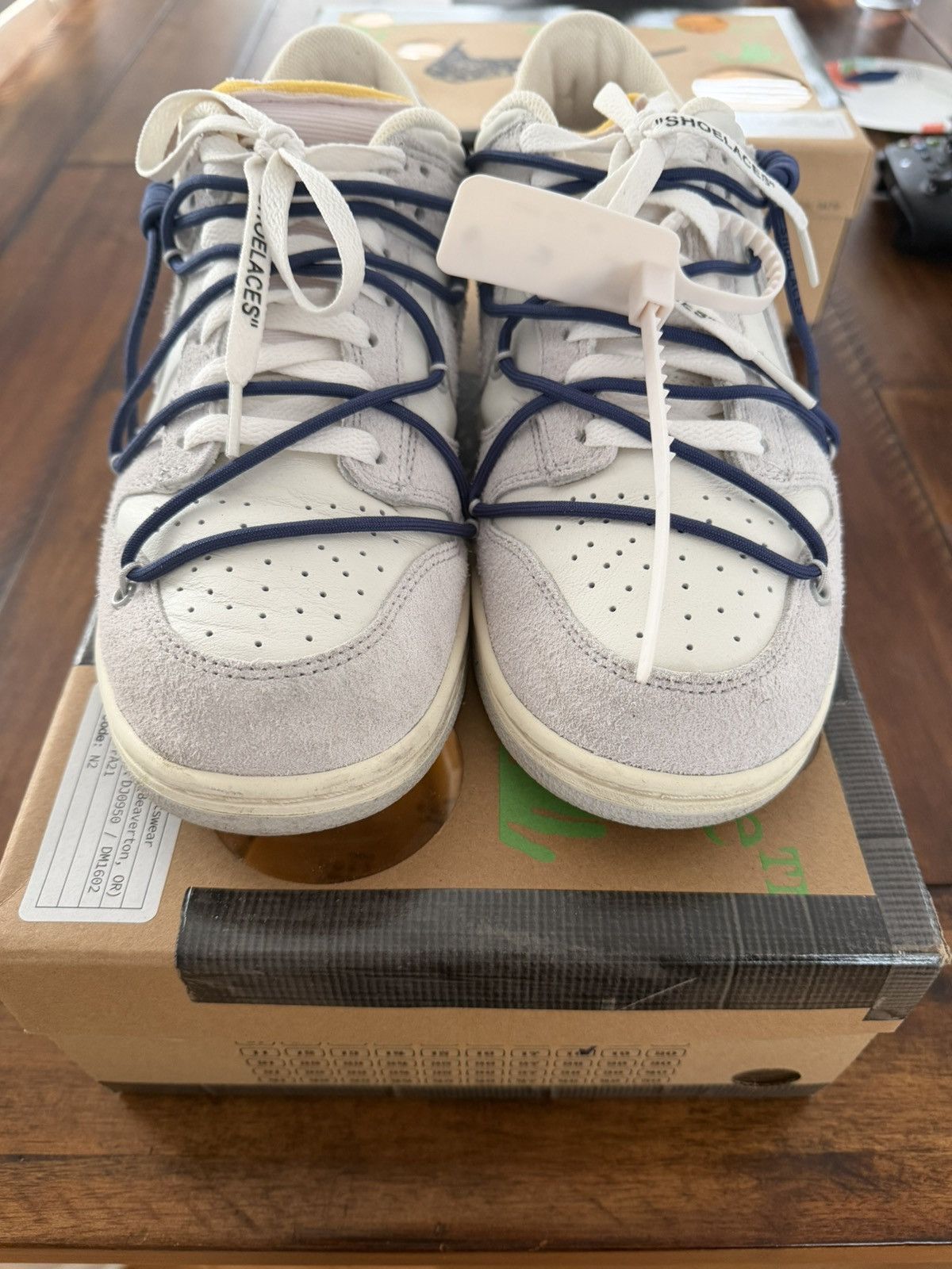 Nike × Off-White Nike x Off-White dunk low lot 18/50 Size US 11 / EU 44 - 1 Thumbnail