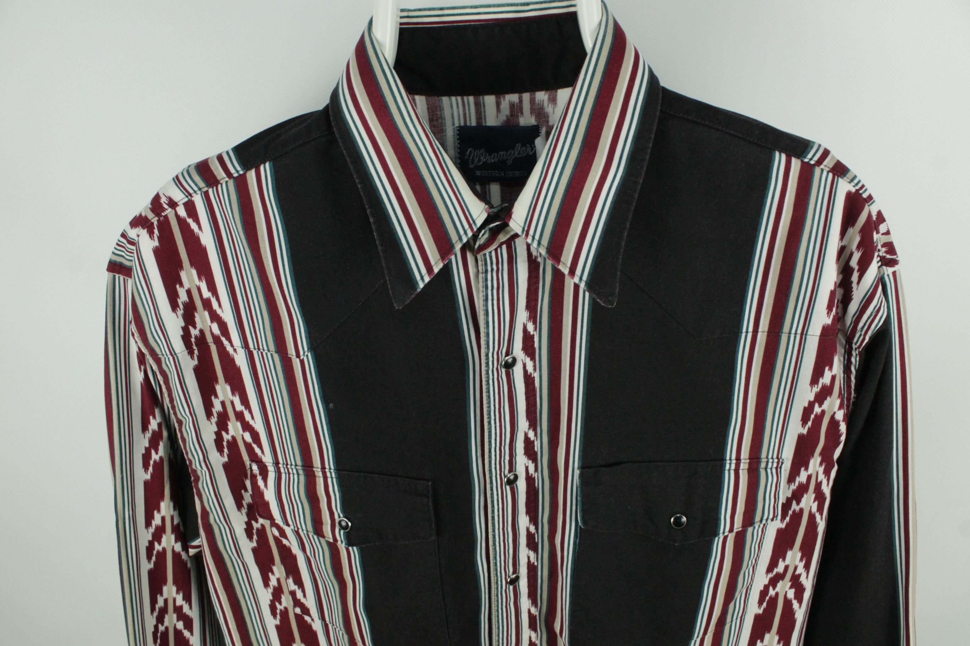 Wrangler Vintage Wrangler Aztec Western Cowboy Shirt Size US L / EU 52-54 / 3 - 2 Thumbnail