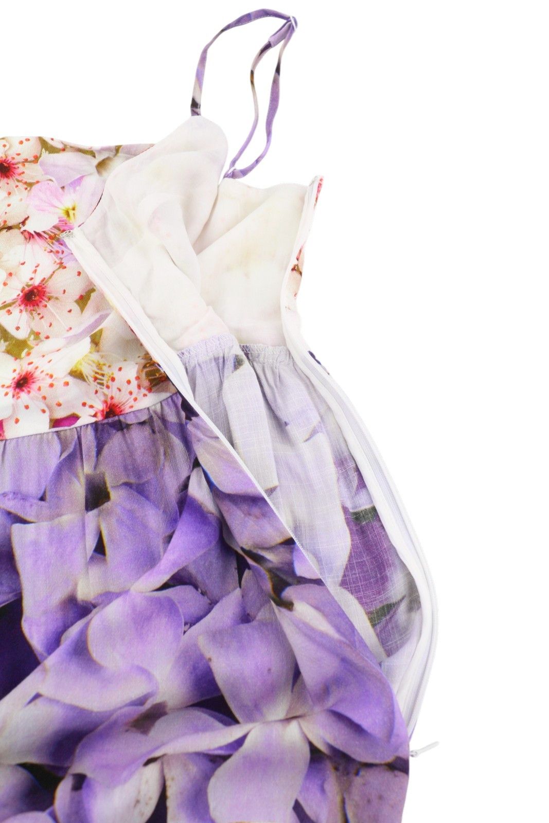 Desigual VEST ESTRELLA S Floral Sleeveless Midi Dress 89009 Size S / US 4 / IT 40 - 7 Thumbnail