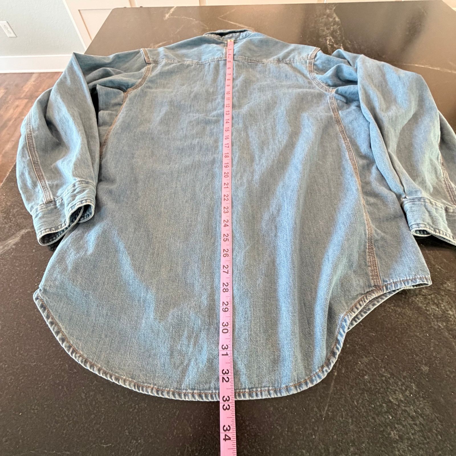 Wrangler Wrangler Riggs Workwear Denim Utility Shirt Large Workwear Size US L / EU 52-54 / 3 - 7 Thumbnail