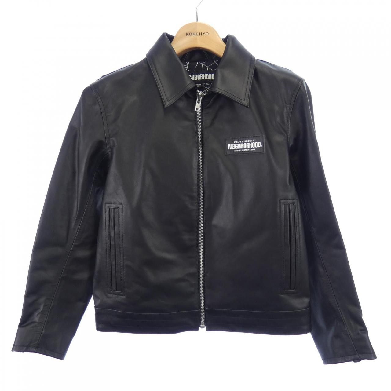 Other Other Neighborhood Calf Leather Riders Jacket Leather Outerwear DUTY FREE for USA Size ONE SIZE - 1 Thumbnail
