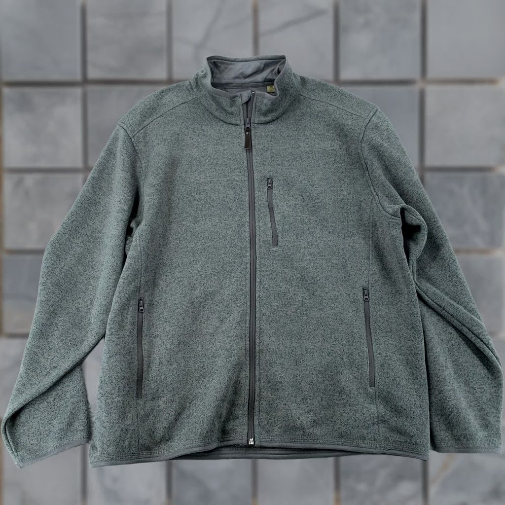 Vintage Orton Brothers Jacket Mens 2XL Gray Heather Fleece L/S Full Zip Shirt Jacket Mens 2XL Gray Size US XXL / EU 58 / 5 - 1 Thumbnail