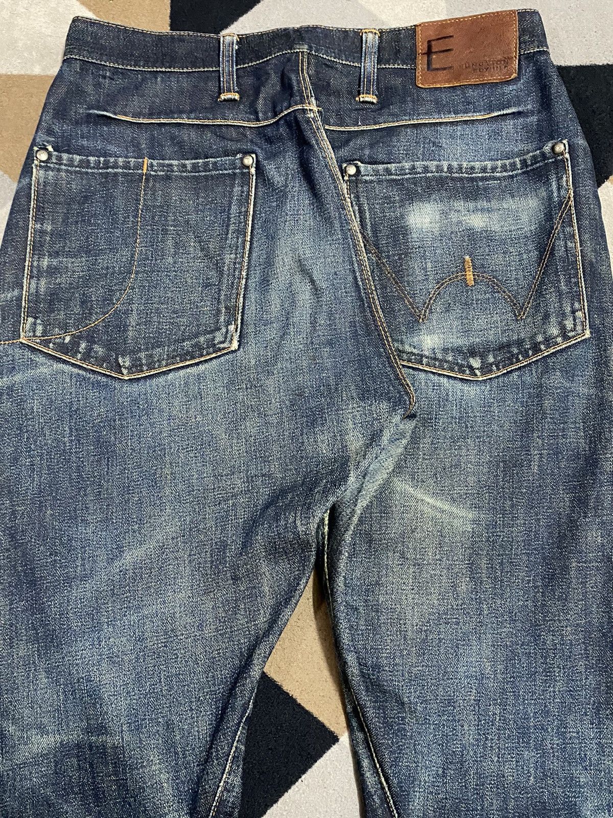 Edwin Edwin Japanese denim jeans with a unique, distressed jeans Size US 29 - 12 Thumbnail