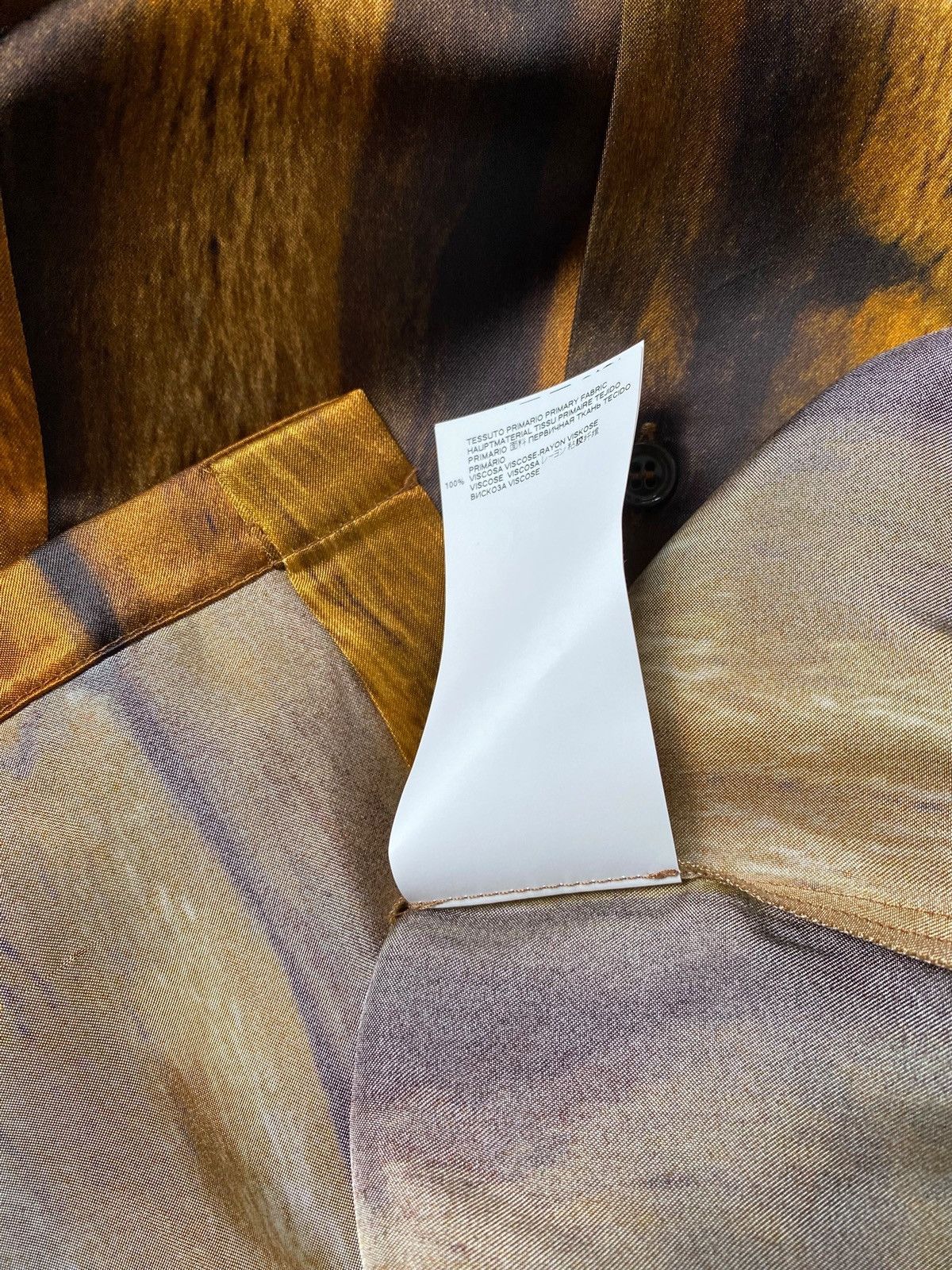 Maison Margiela NWT Maison Margiela Fur Print Sleeve Viscose Blouse Shirt Size US S / EU 44-46 / 1 - 12 Thumbnail