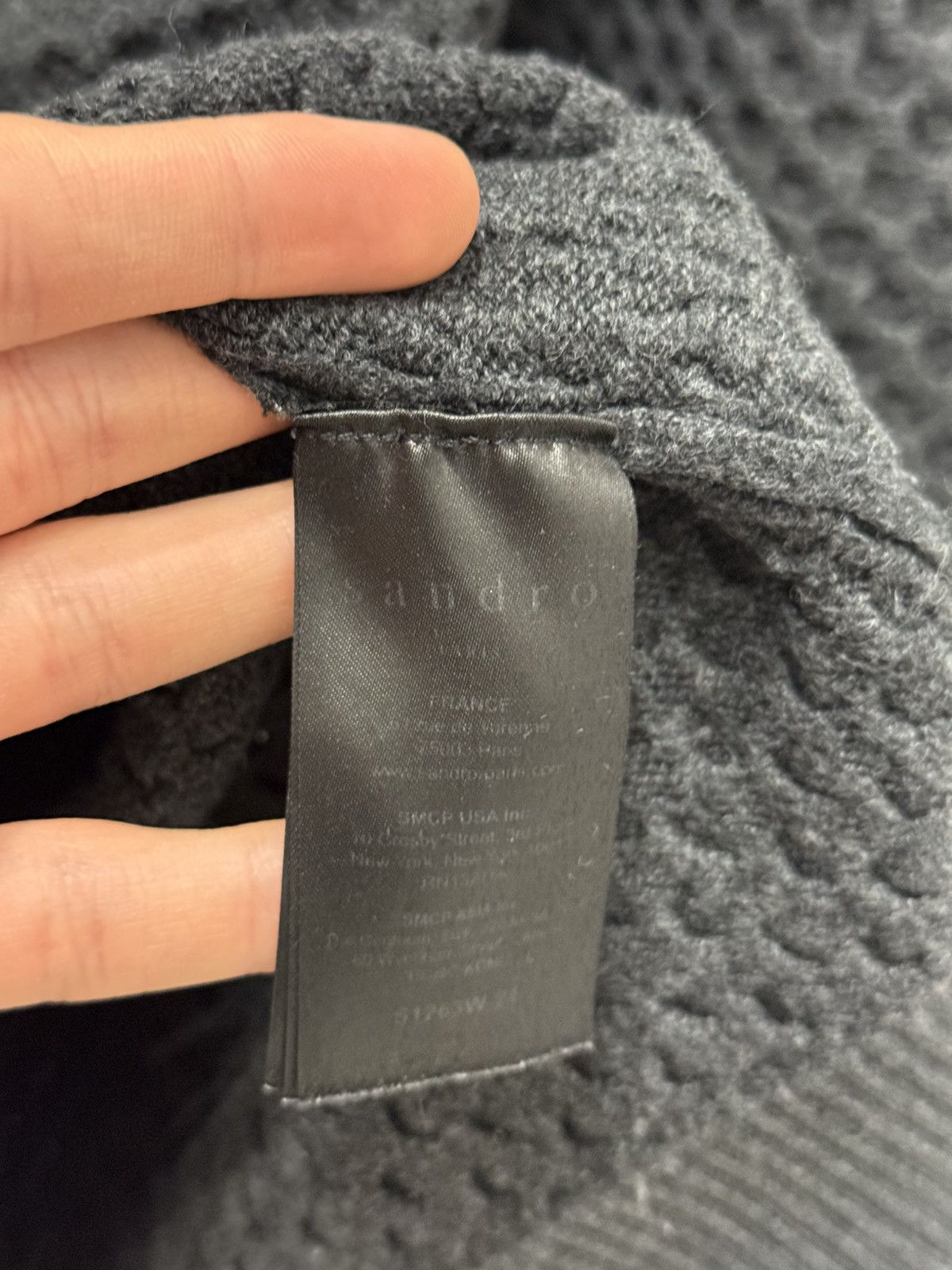 Sandro Sandro Mens Cotton Wool Knitted Sweater Margiela Yohji Owens Size US S / EU 44-46 / 1 - 7 Thumbnail