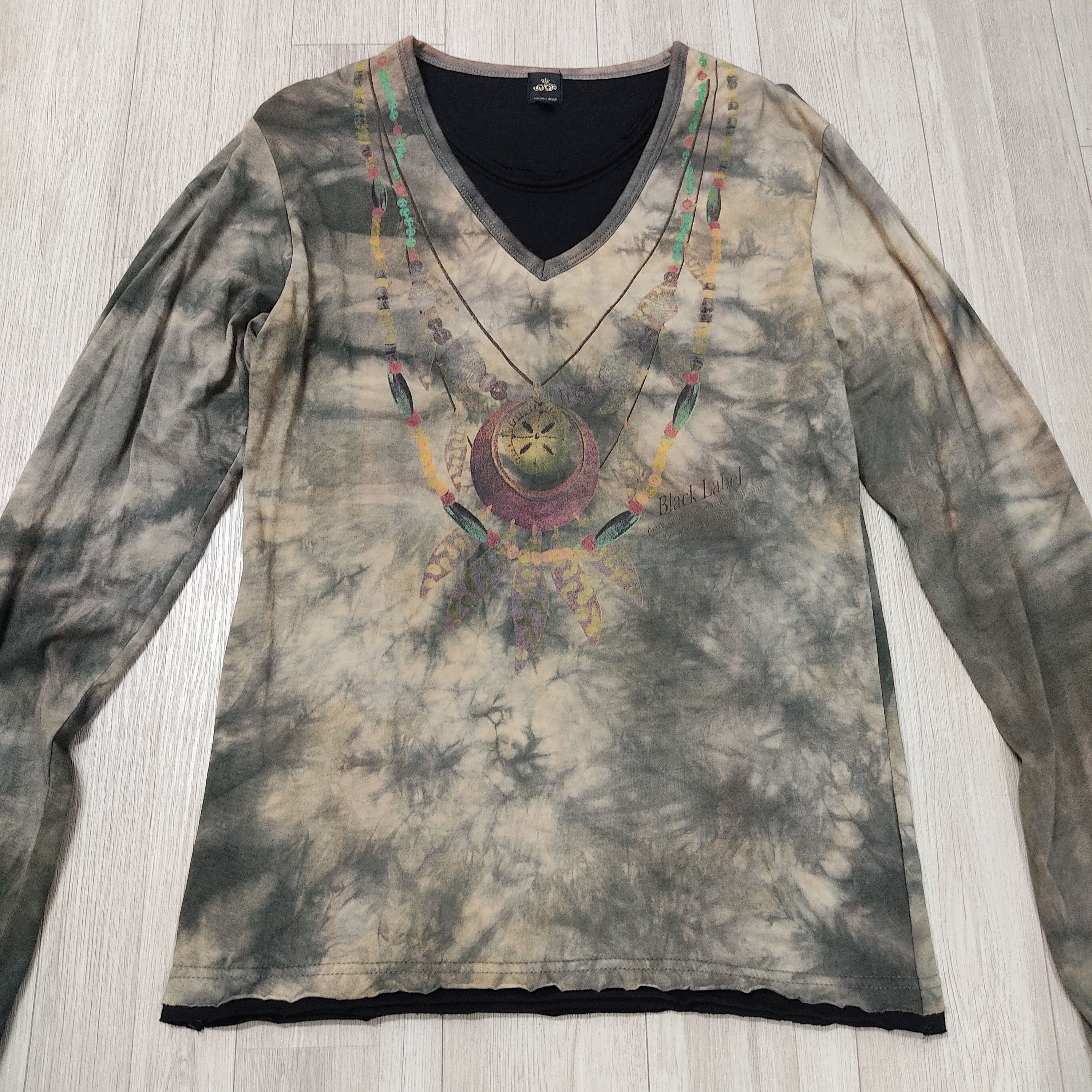 Beauty Beast SEMANTIC DESIGN Black Label Tribal Cotton Rayon T-shirt Size US M / EU 48-50 / 2 - 4 Thumbnail