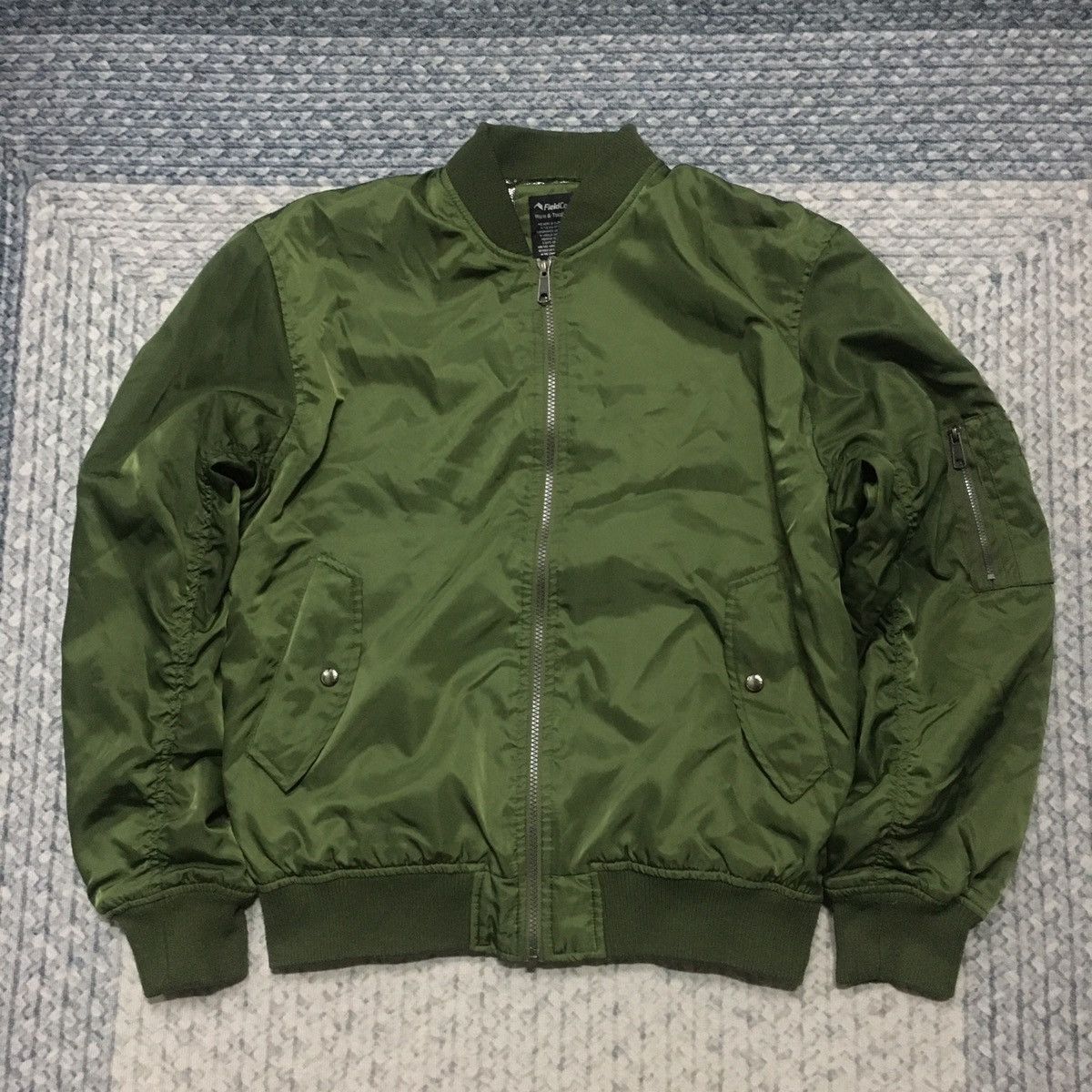 image of Fieldcore Heattech Green Bomber Jacket, Men's (Size Large)