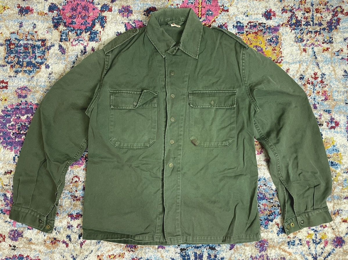 Vintage 1984 Begetex Belgium Army Issue Field Combat Jacket Size US M / EU 48-50 / 2 - 1 Thumbnail