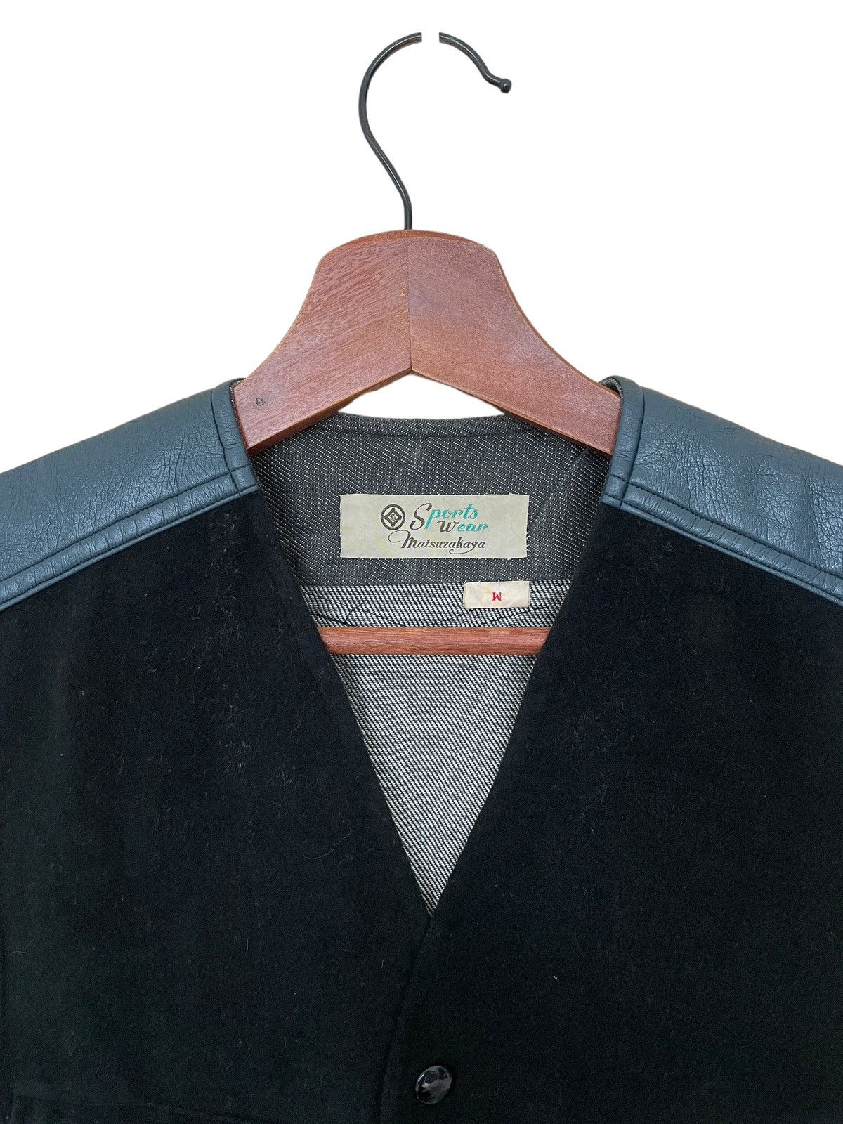 Vintage Vintage Japanese Brand Matsuzakaya Wool Leather 1990s Size US M / EU 48-50 / 2 - 5 Thumbnail