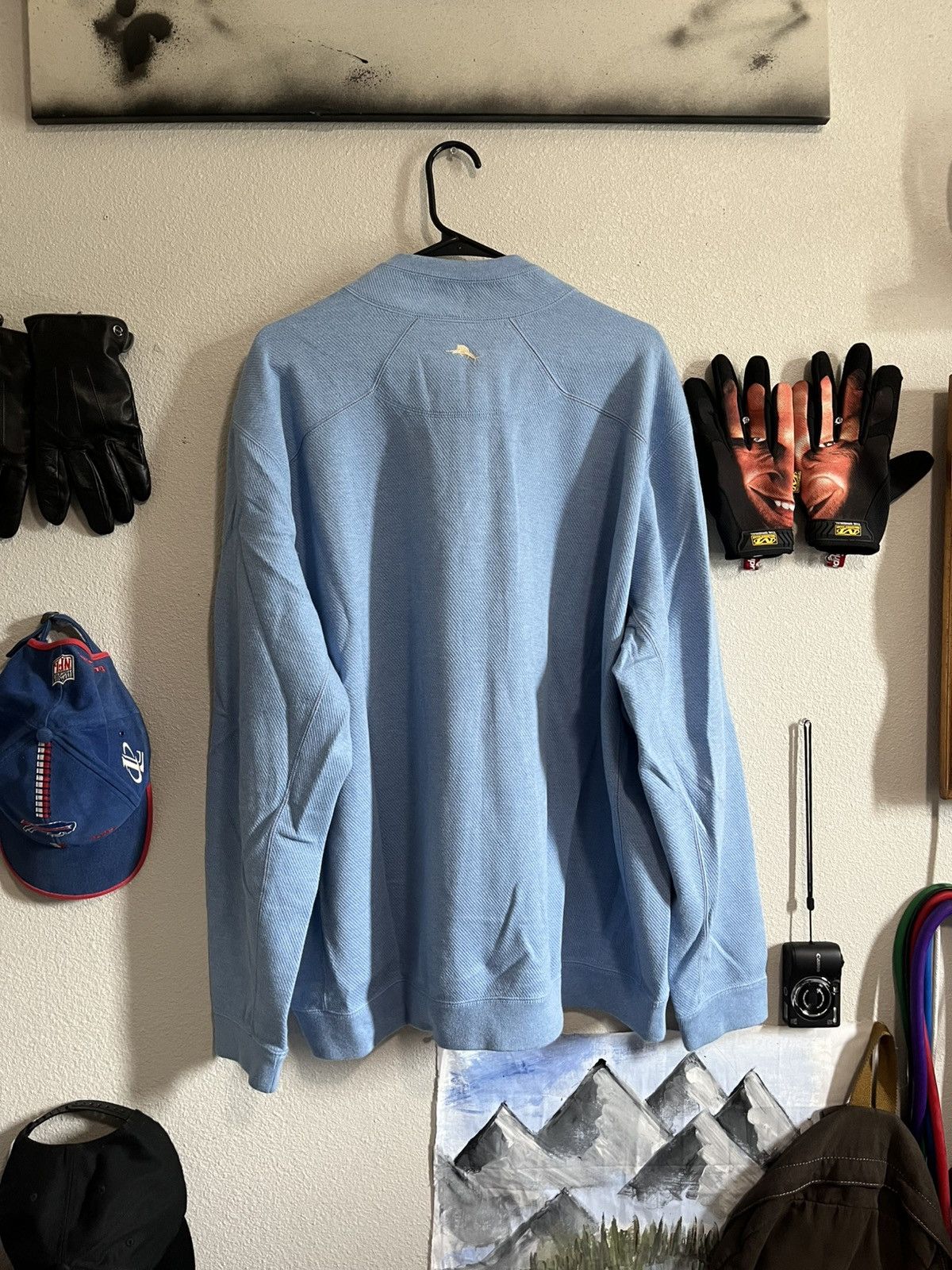 Tommy Bahama Tommy Bahama Reversible Quarter-Zip Pullover – Blue/Beige – Size US XXL / EU 58 / 5 - 2 Thumbnail