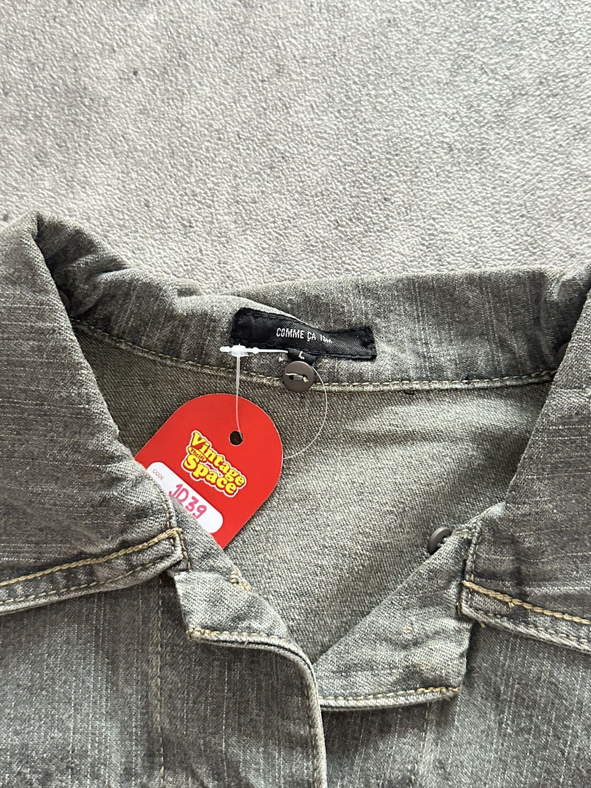 If Six Was Nine 90s Japanese Comme ca ism Multipocket Denim Jacket lgb Size US S / EU 44-46 / 1 - 5 Thumbnail