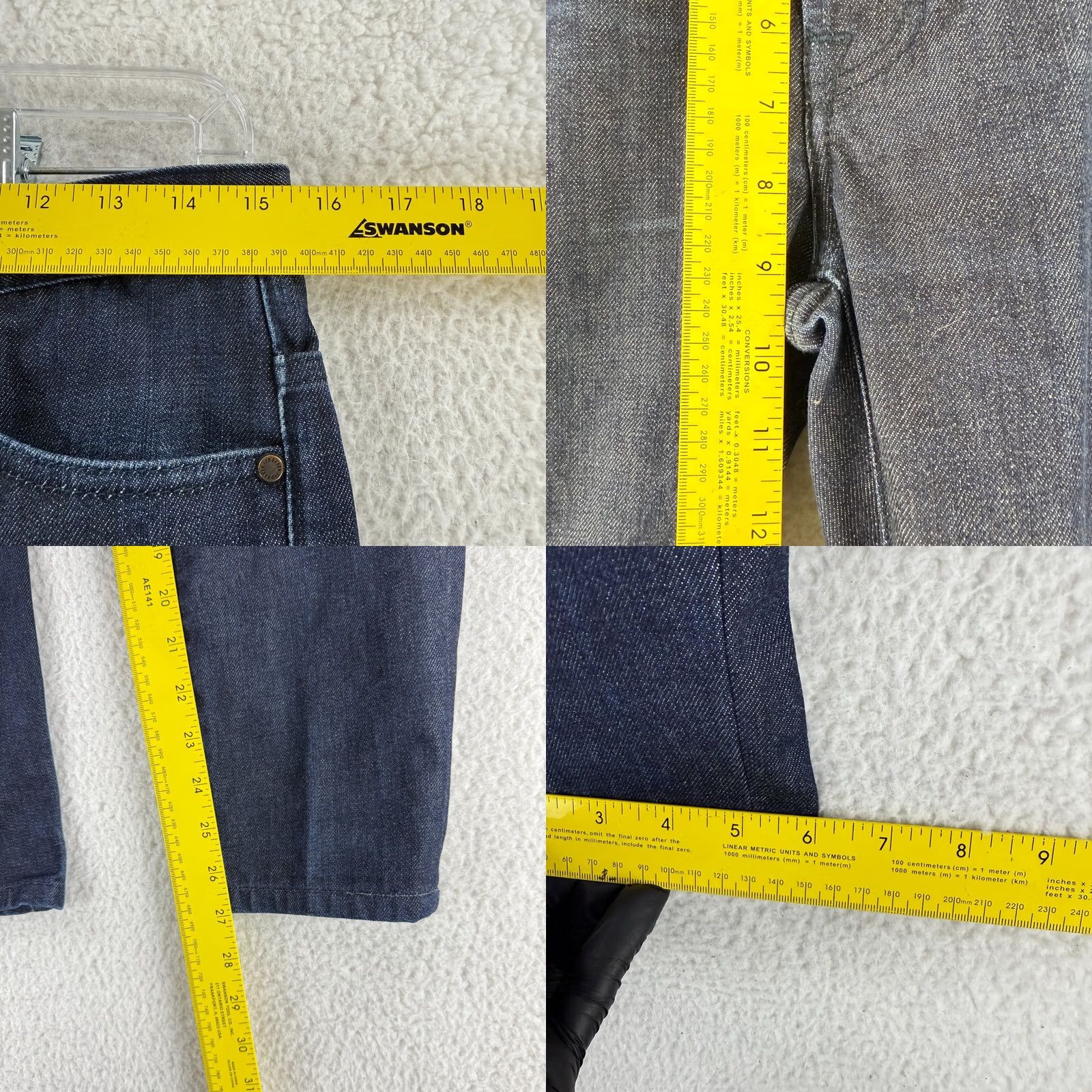 Ted Baker Ted Baker Jeans Mens Size 30 Blue Denim Dark Wash Slim Straight Casual Designer Jeans Size US 30 / EU 46 - 8 Thumbnail