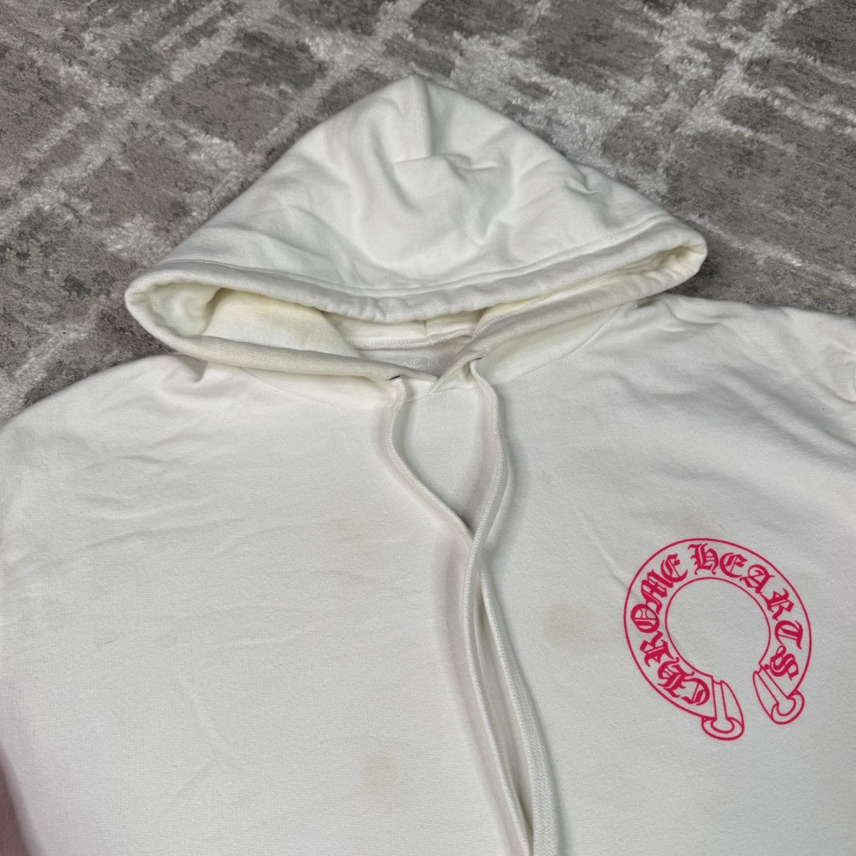 Chrome Hearts Pink floral horseshoe pullover hoodie Size US S / EU 44-46 / 1 - 19 Thumbnail