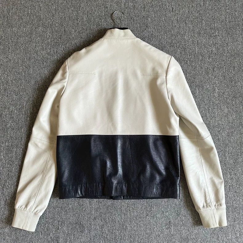 Dior Dior White stitching sheepskin leather jacket coat Size US S / EU 44-46 / 1 - 5 Thumbnail