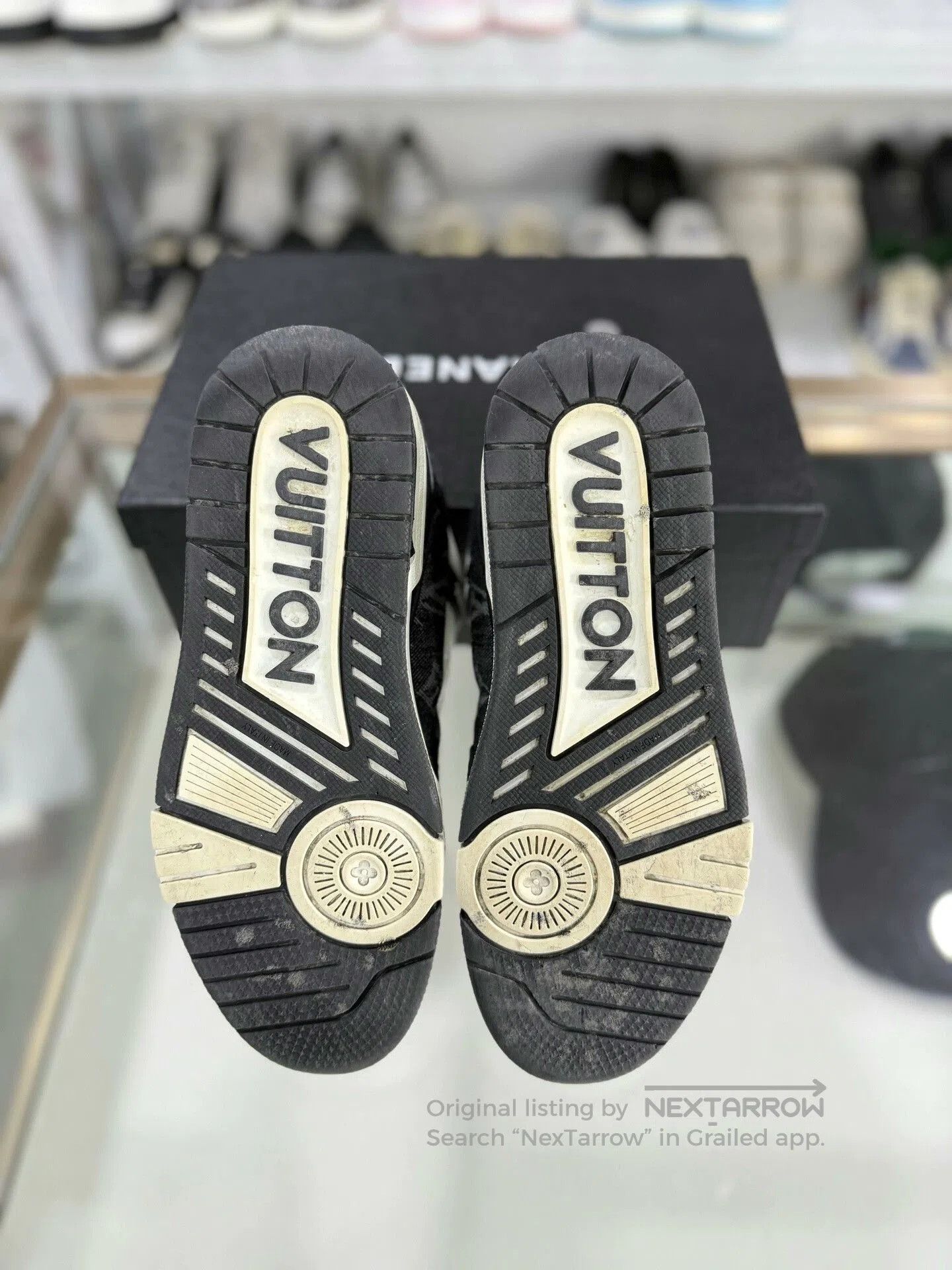 Louis Vuitton Louis Vuitton Black and White Trainers. Size US 7.5 / IT 37.5 - 4 Thumbnail