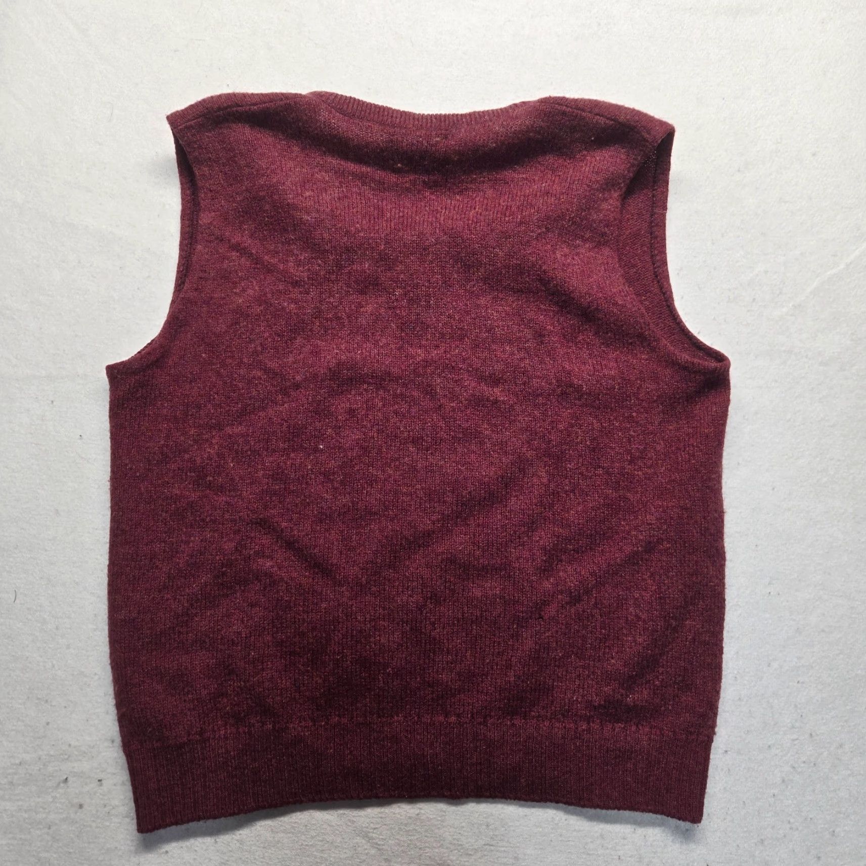 Jantzen VINTAGE Jantzen Sweater Vest Shirt Adult L Red Knit Acrylic 80s Dance Casual Mens Size US L / EU 52-54 / 3 - 7 Thumbnail