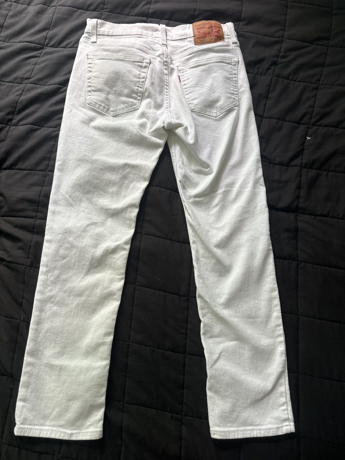 Levi's Levis White Skinny Jeans Size US 30 / EU 46 - 4 Thumbnail