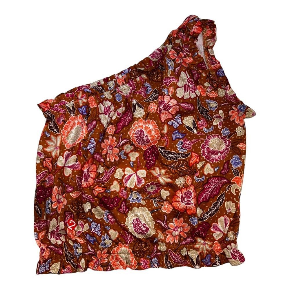 Ann Taylor Ann Taylor l NWT Batik One Shoulder Top XS Size XS / US 0-2 / IT 36-38 - 4 Thumbnail