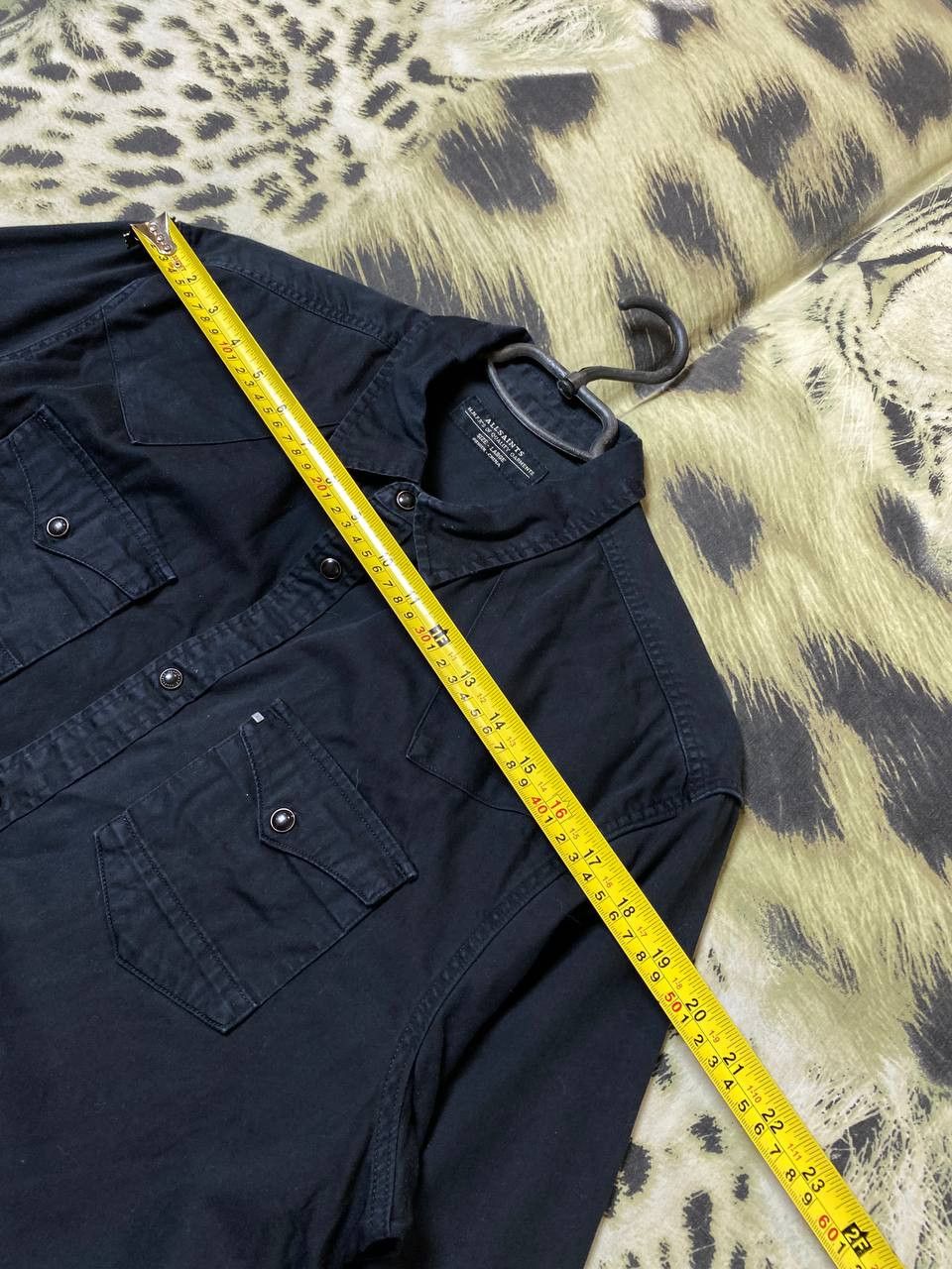 Allsaints × Vintage Allsaints Monte Shirt Denim Overshot Long Sleeve Buttons Size US L / EU 52-54 / 3 - 10 Thumbnail