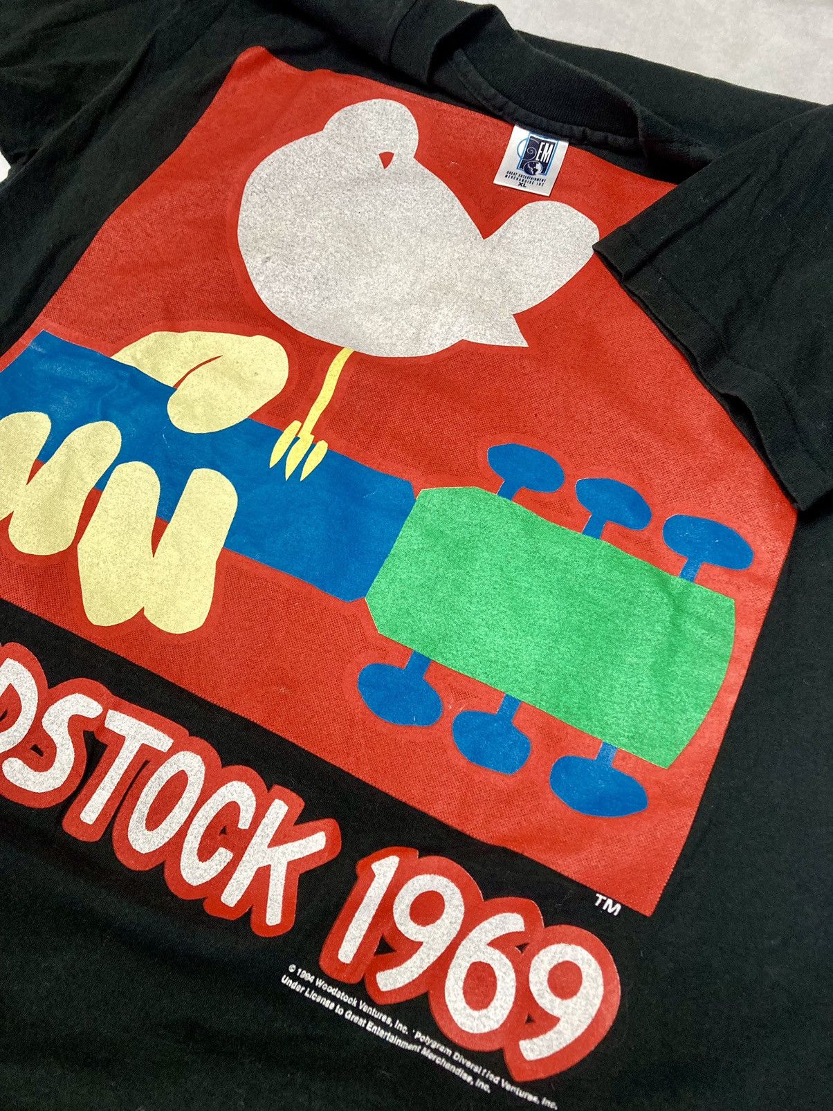 Vintage Vintage 1994 Woodstock T shirt Size US XL / EU 56 / 4 - 3 Thumbnail