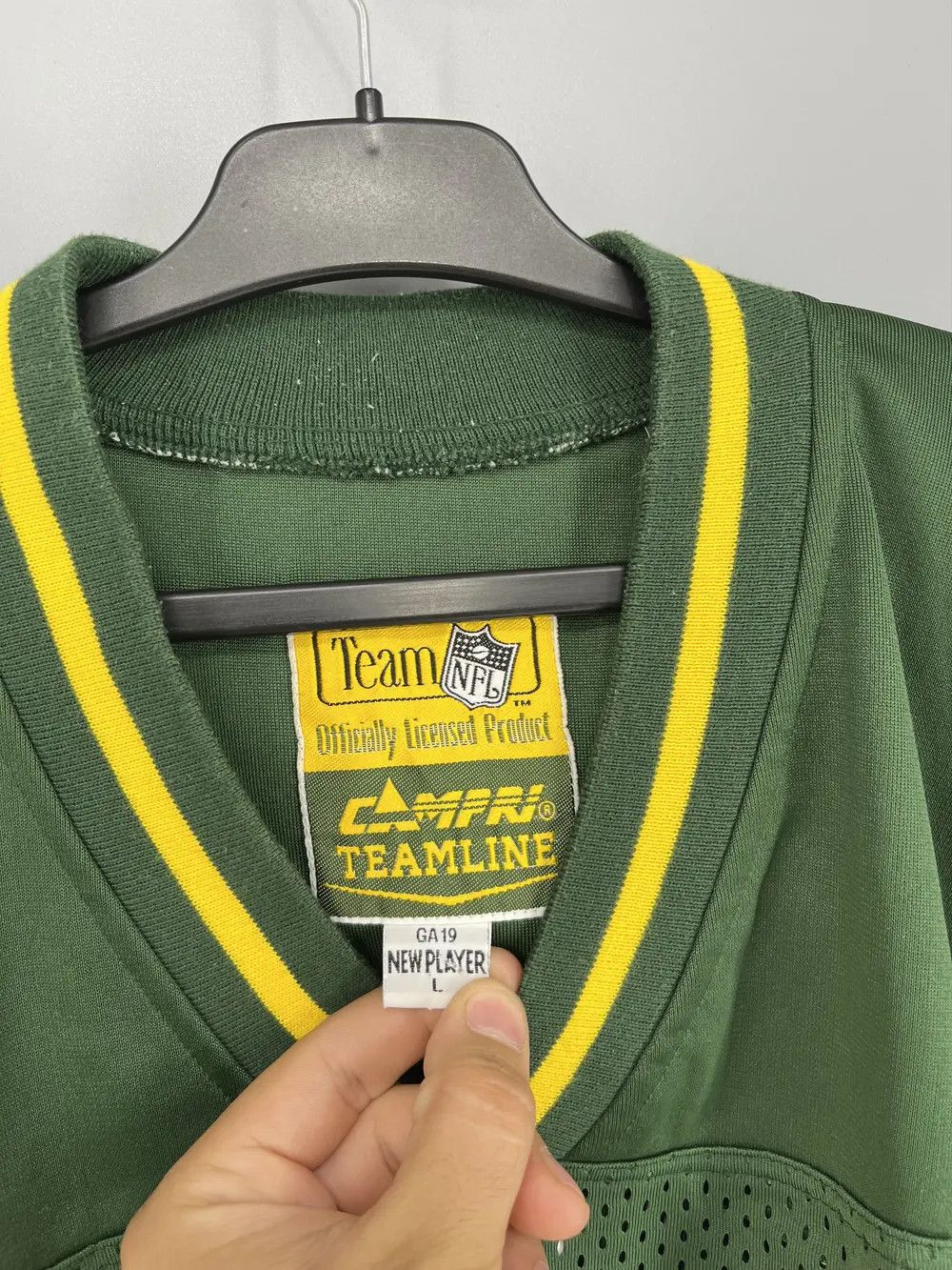 NFL × Vintage 1991's GREEN BAY PACKERS CAMPRI TEAMLINE JERSEY L Size US L / EU 52-54 / 3 - 6 Thumbnail