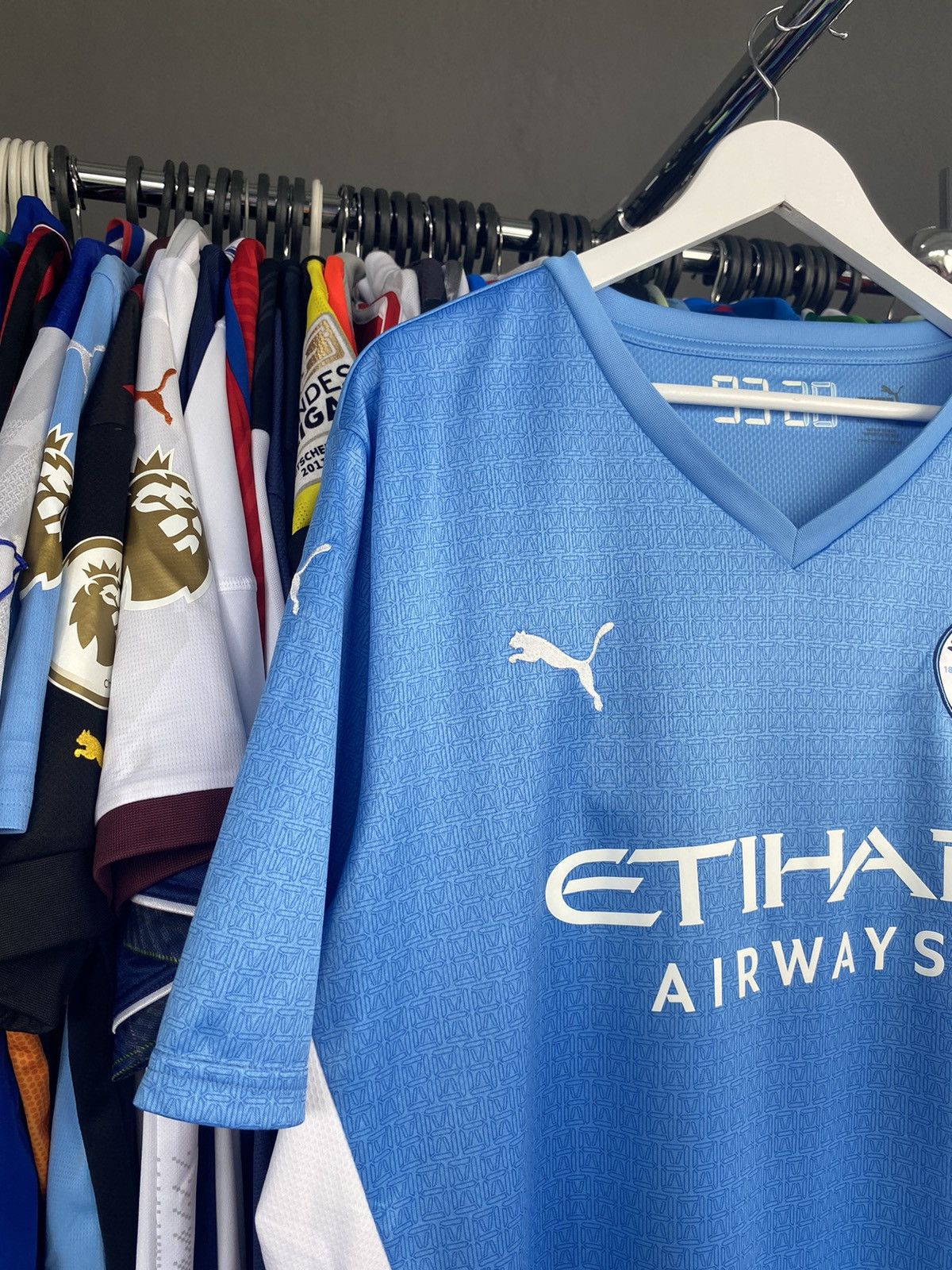 Puma 2021/22 PUMA MANCHESTER CITY SOCCER FOOTBALL JERSEY SHIRT Size US XXL / EU 58 / 5 - 3 Thumbnail