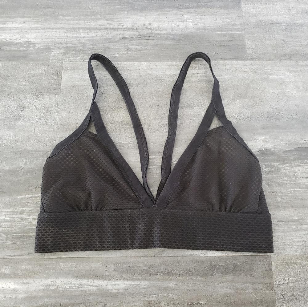 NOLLEY'S Black Mesh Detailed Nollie Strappy Bra Size ONE SIZE - 1 Thumbnail