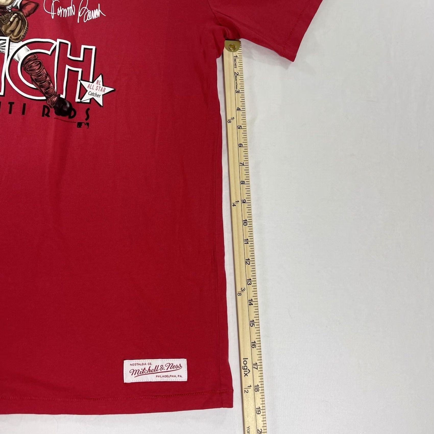Mitchell & Ness Mitchell and Ness T-Shirt Cincinnati Reds Johnny Bench All Star 2XL Red Graphic Shirts & Tops Mens Size US XXL / EU 58 / 5 - 5 Thumbnail