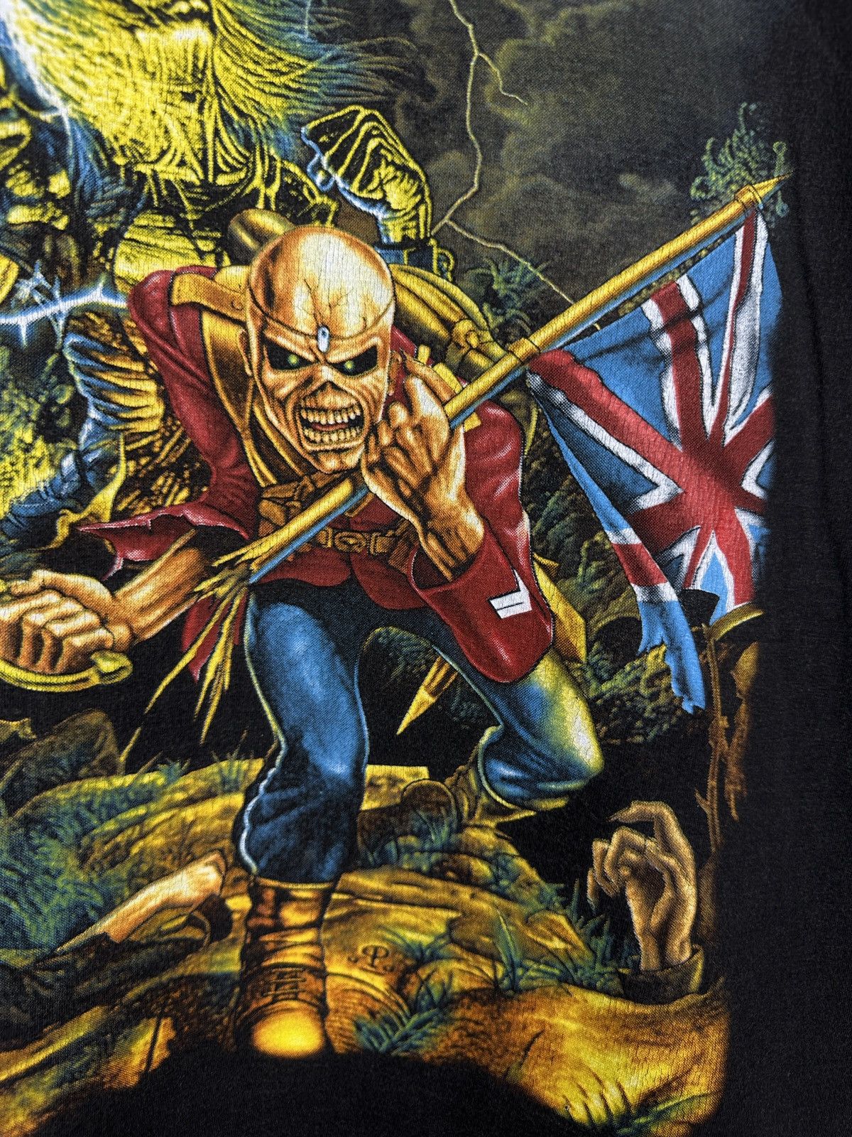 Band Tees Vintage Iron Maiden A Real Live One Graphic T Shirt Tee Rock Size US L / EU 52-54 / 3 - 12 Thumbnail