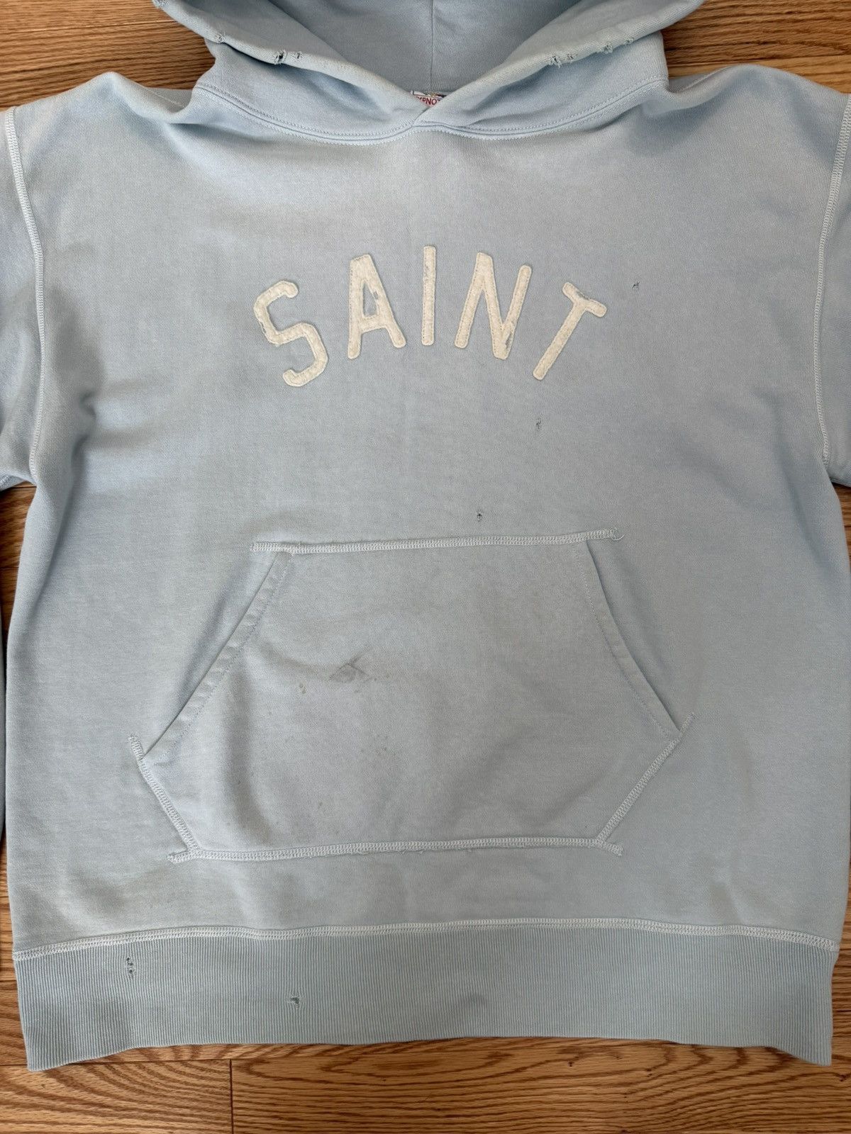 Saint Michael SAINT MICHAEL FELT HOODIE Size US L / EU 52-54 / 3 - 2 Thumbnail