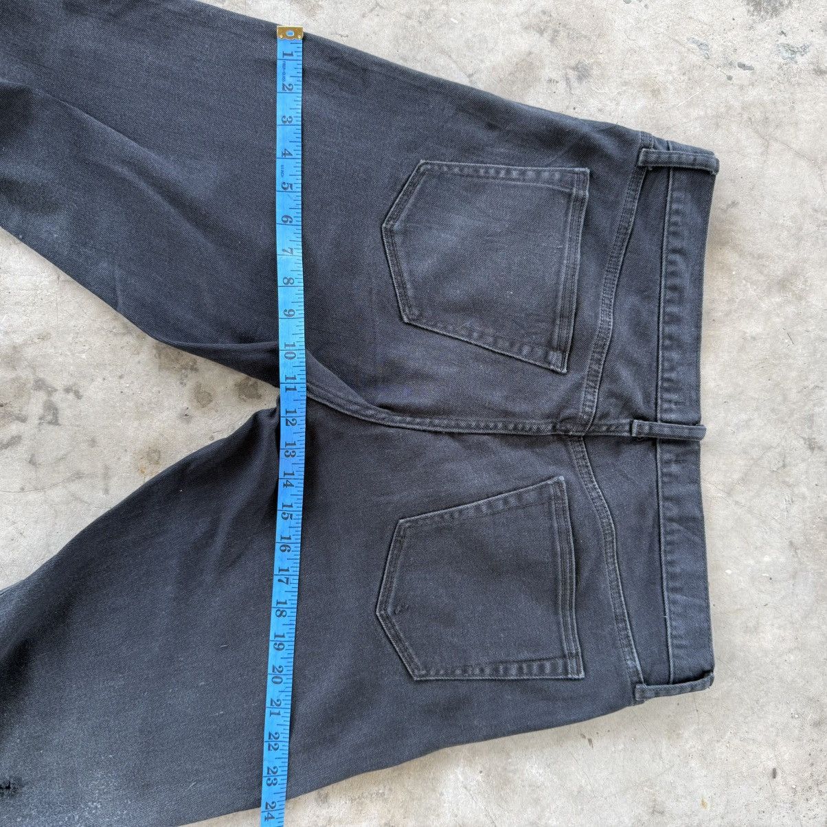 Japanese Brand Vintage Japanese Brand Selvedge Black Denim Jean Pants Size US 36 / EU 52 - 13 Thumbnail