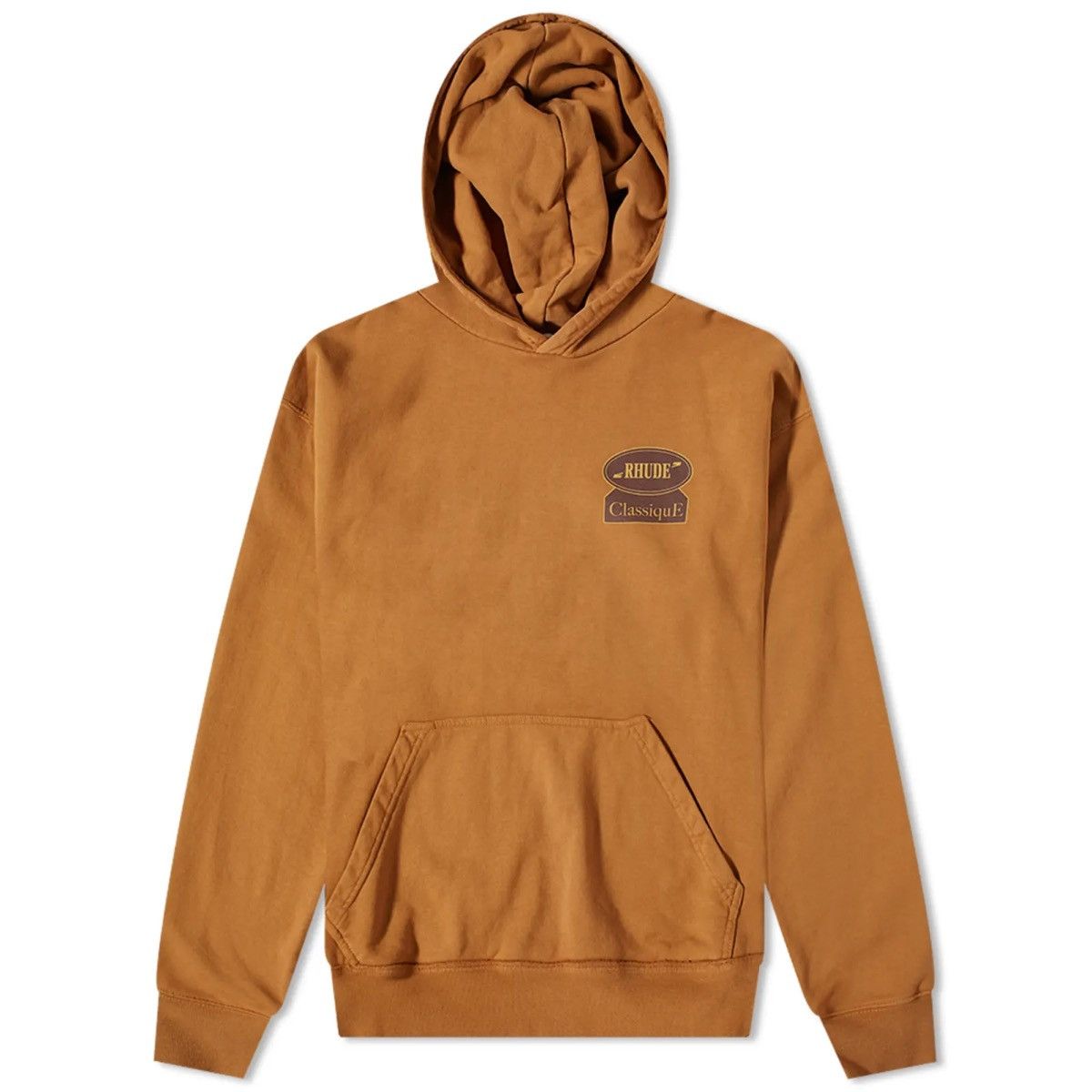 Rhude RHUDE CLASSIQUE HOODIE Tan Color Size M Size US M / EU 48-50 / 2 - 1 Thumbnail